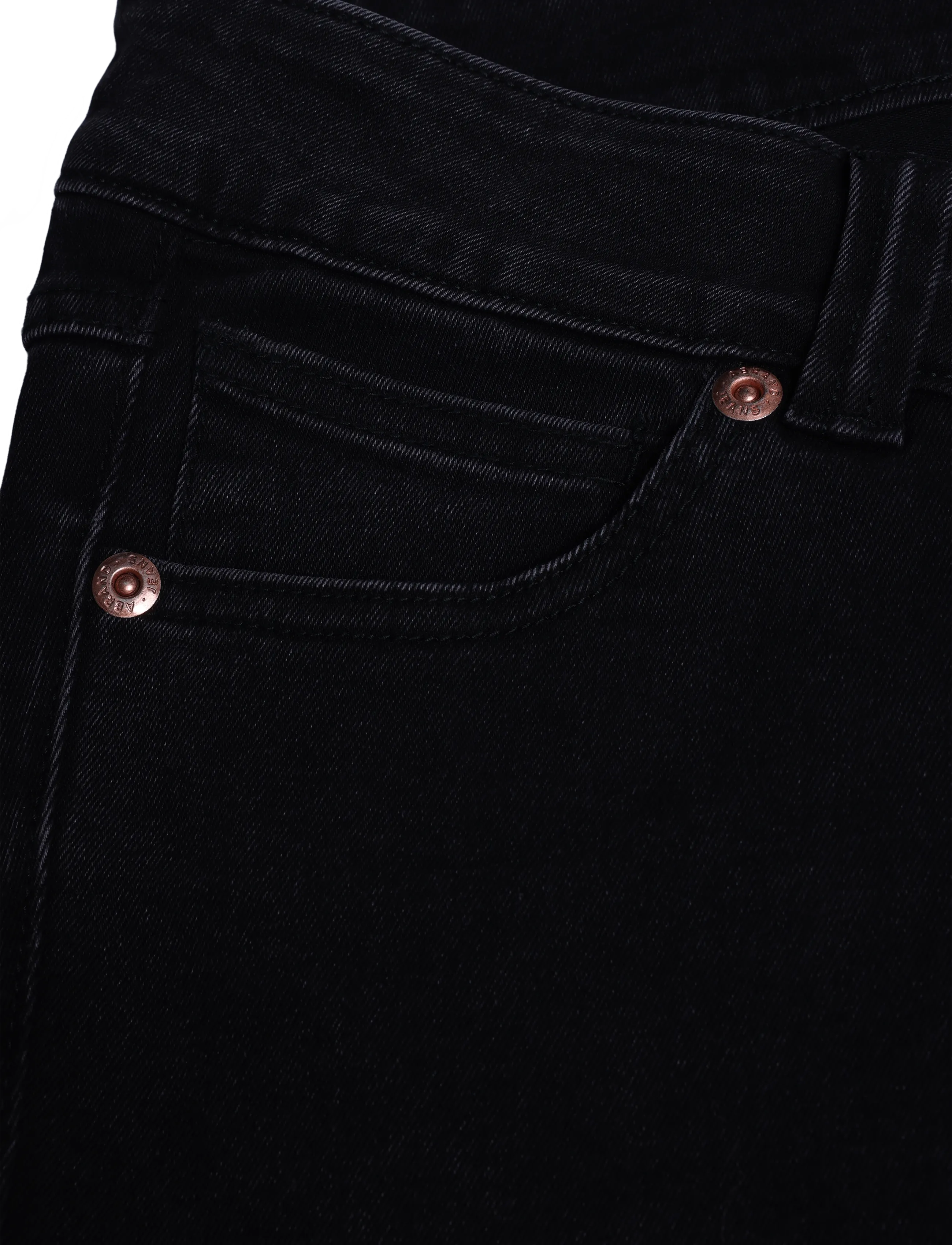 ABRAND - 00 SUPER LOW KICK BRIE TALL BRIE - bootcut jeans - black - 3