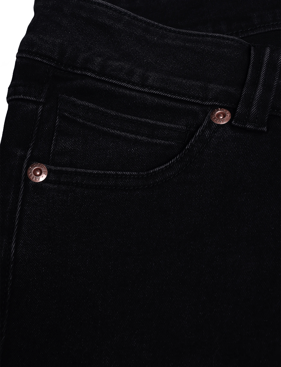 ABRAND - 00 SUPER LOW KICK BRIE TALL BRIE - bootcut jeans - black - 3