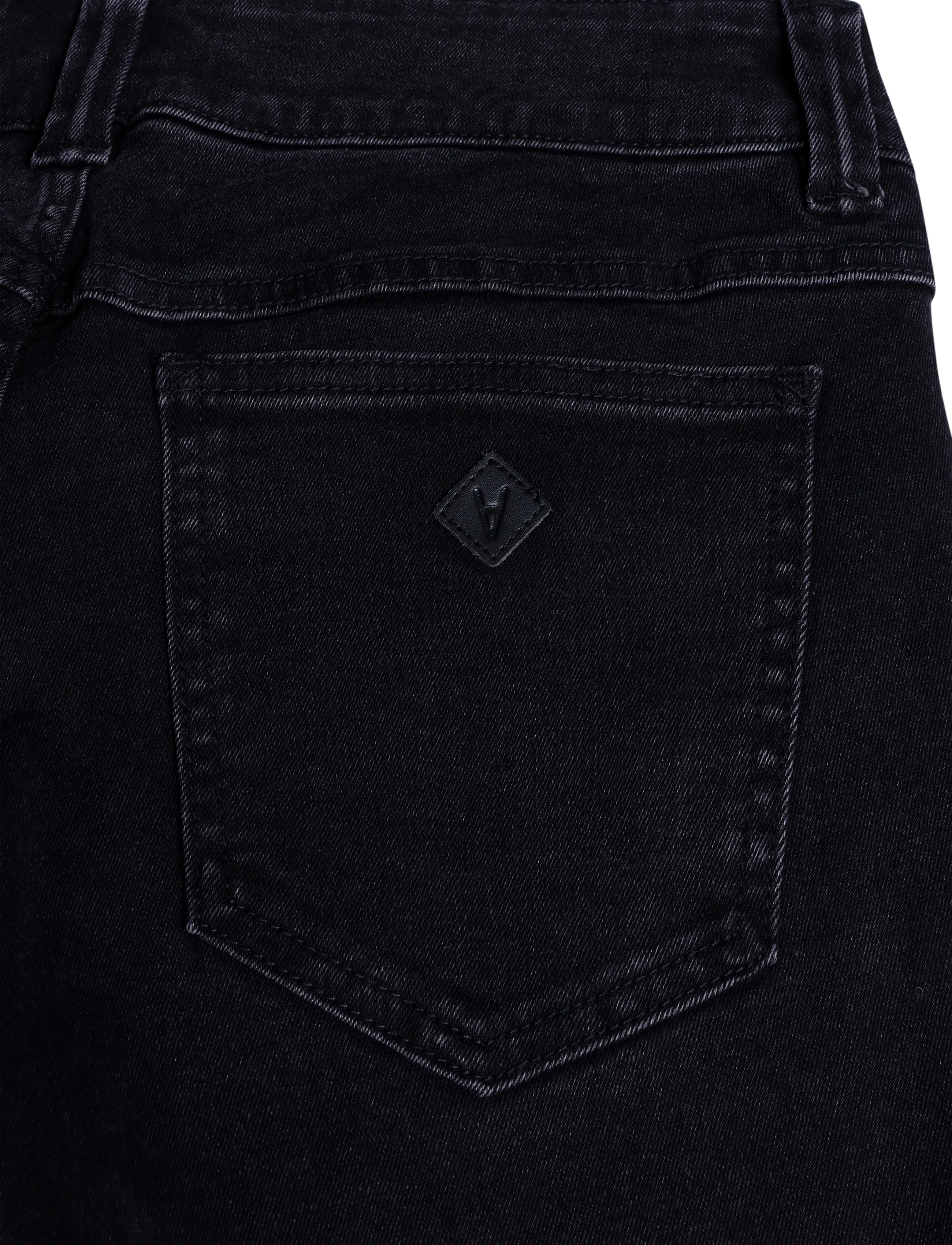 ABRAND - 00 SUPER LOW KICK BRIE TALL BRIE - bootcut jeans - black - 4