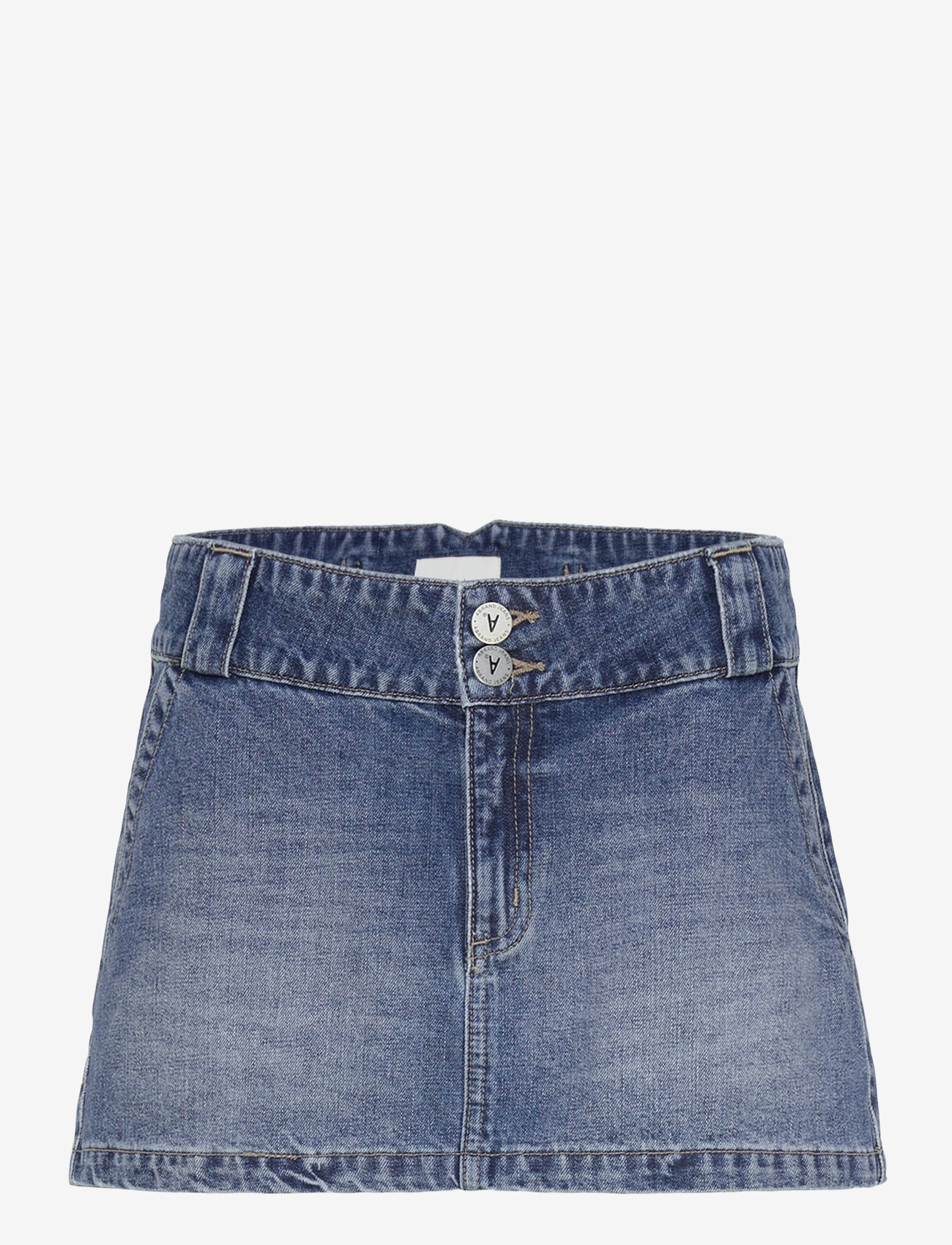 ABRAND - 99 LOW SKIRT BEBE TUXEDO BEBE - denim skirts - blue - 1