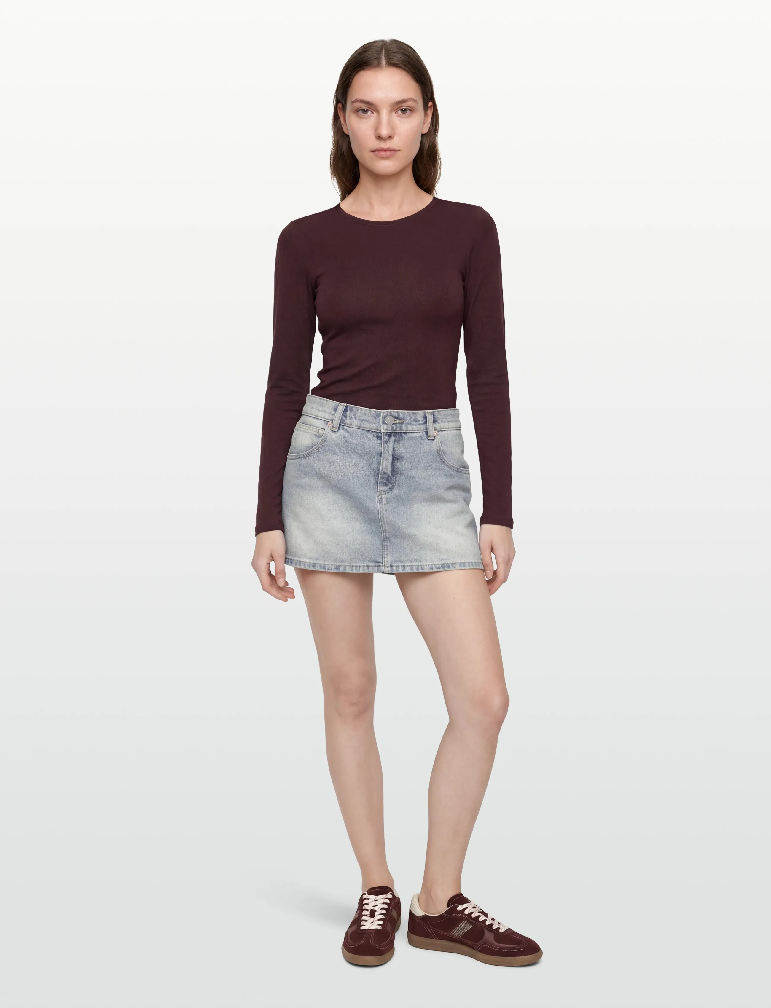 ABRAND 99 Low Skirt Stella Stella, 23, Röcke, Blau - Short Frauen