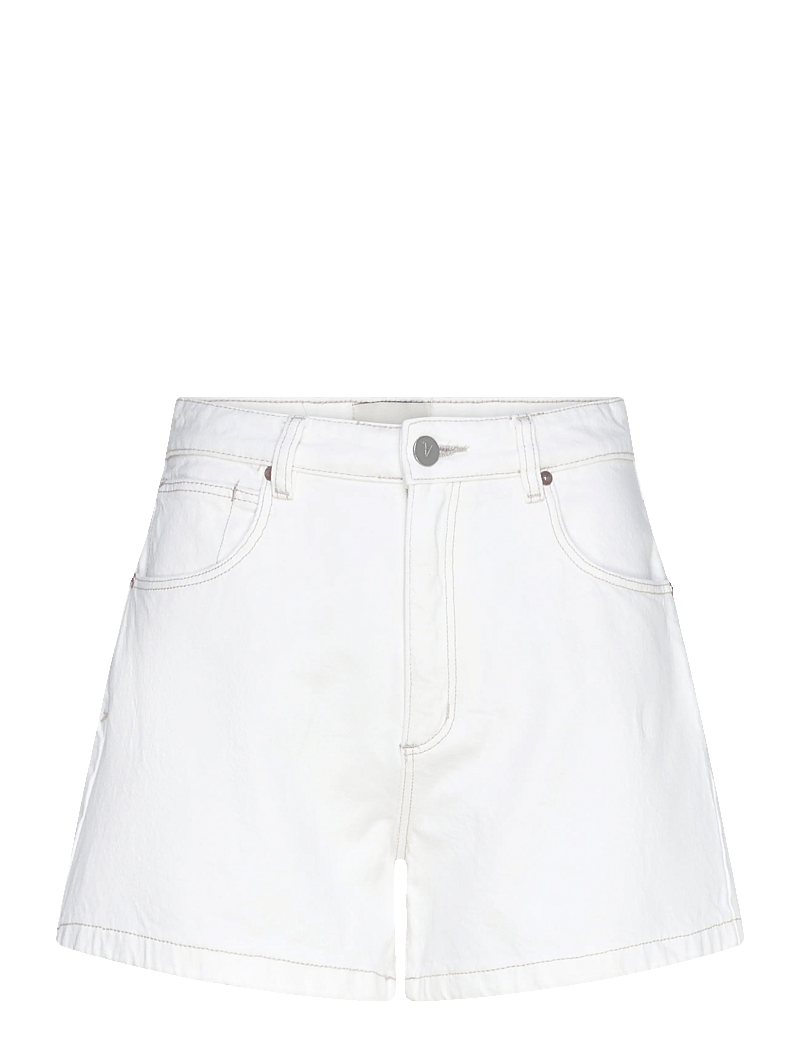 ABRAND - VENICE SHORT WESTERN WHITE WESTERN WHITE - lühikesed teksapüksid - white - 0