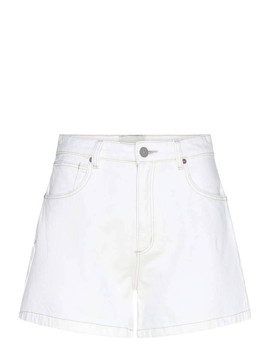 ABRAND - VENICE SHORT WESTERN WHITE WESTERN WHITE - jeansshorts - white - 0