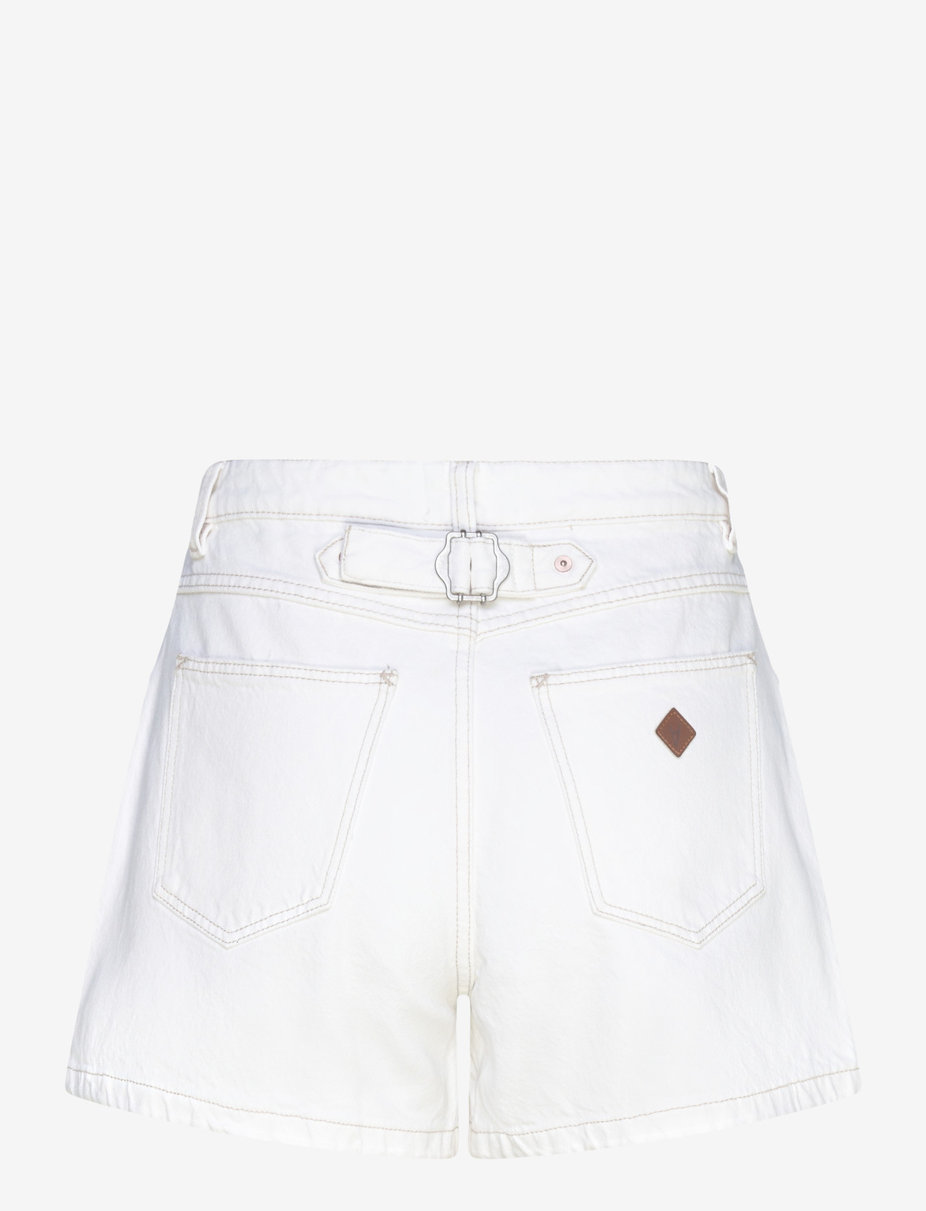 ABRAND - VENICE SHORT WESTERN WHITE WESTERN WHITE - lühikesed teksapüksid - white - 1