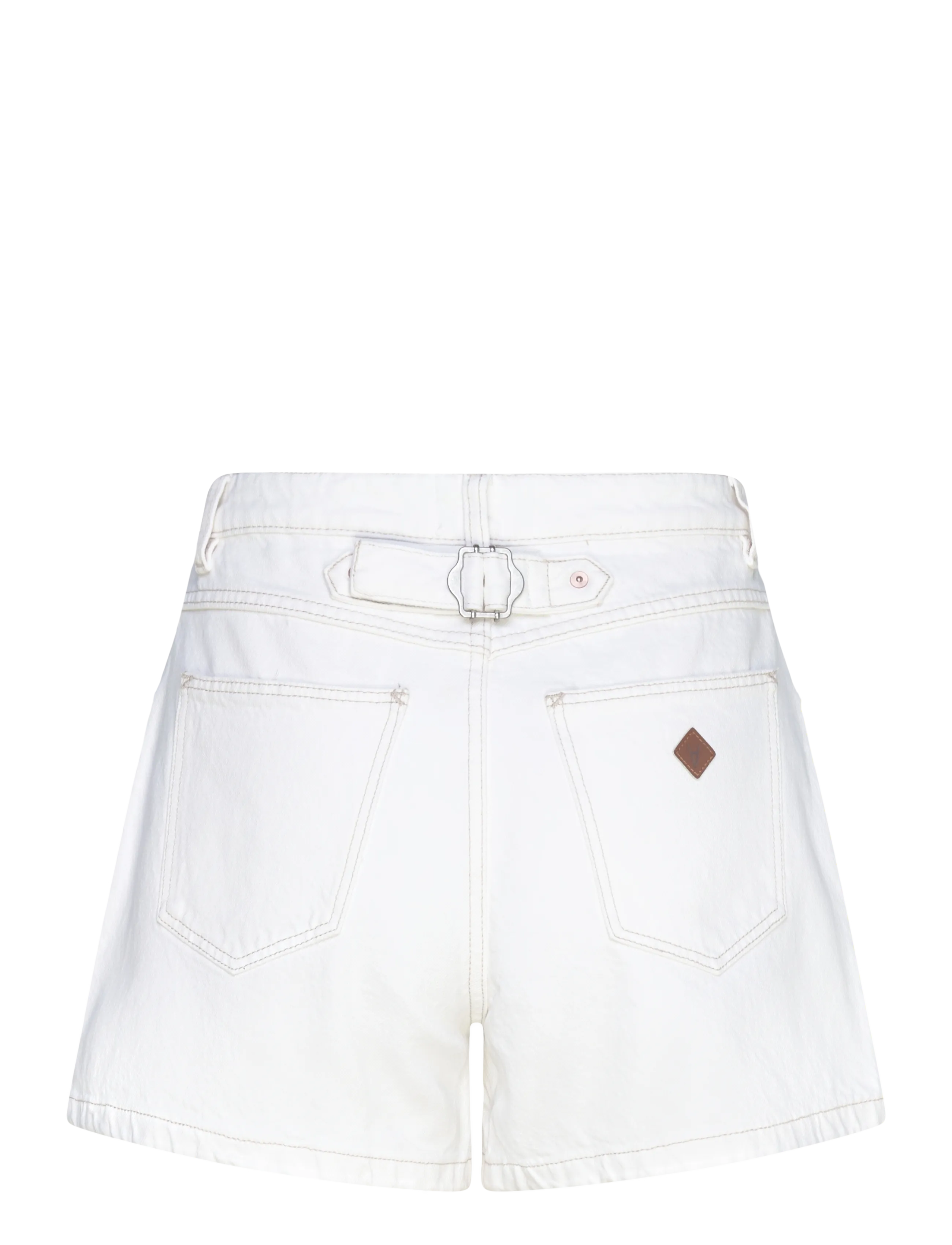 ABRAND - VENICE SHORT WESTERN WHITE WESTERN WHITE - jeansshorts - white - 1