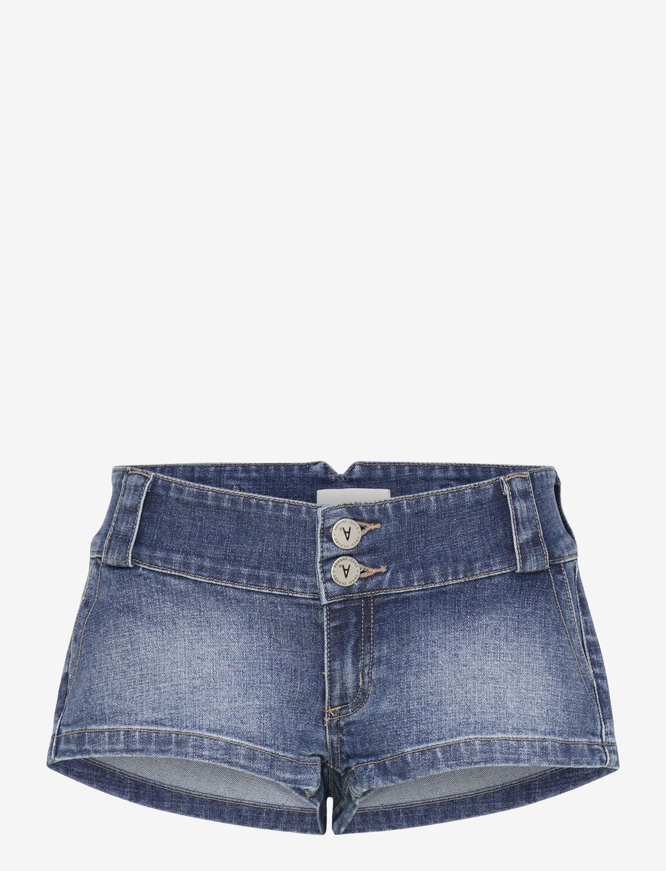 ABRAND - 00 SUPER LOW MINI SHORT BEBE TUXEDO BEBE - jorts - blue - 0