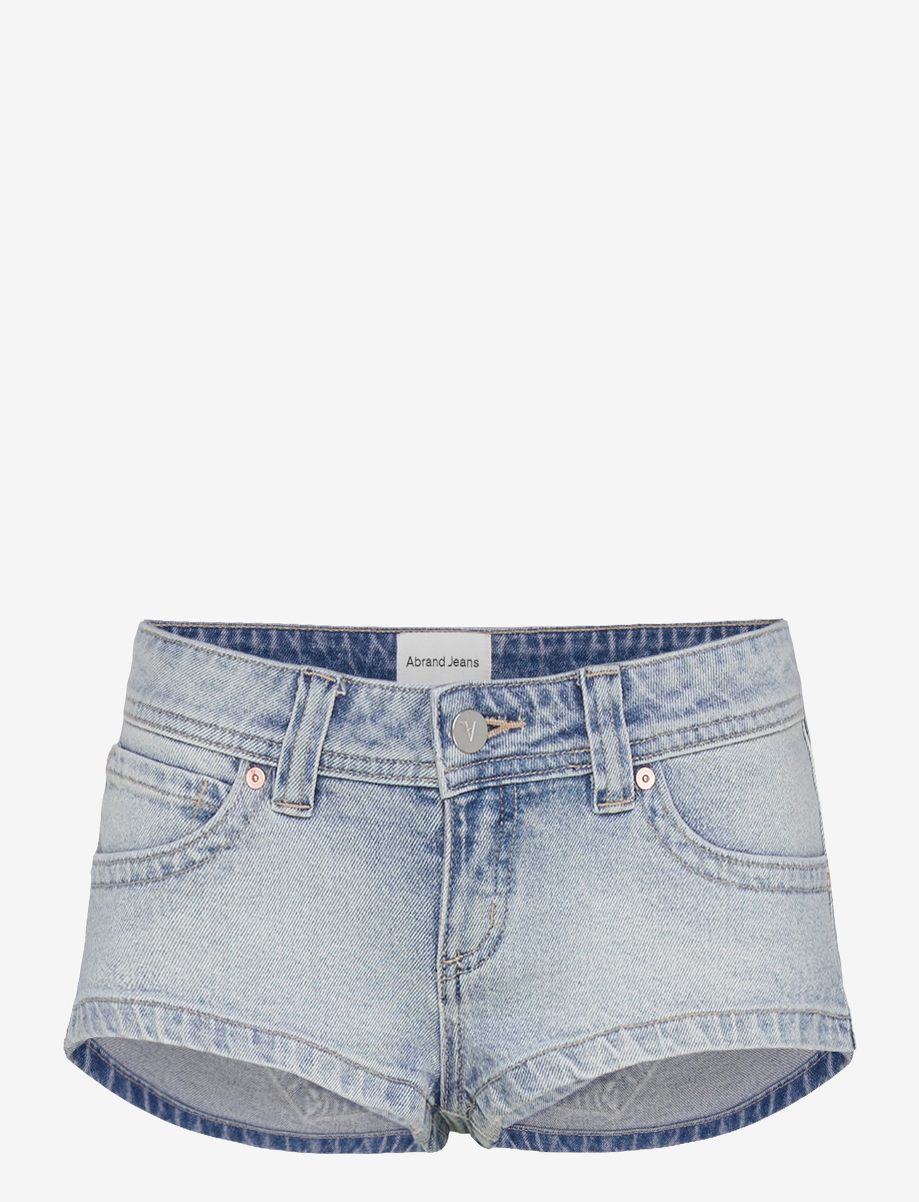 ABRAND - 00 SUPER LOW MINI SHORT STELLA STELLA - shorts - blue - 1