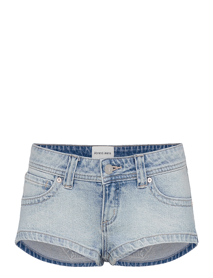 ABRAND - 00 SUPER LOW MINI SHORT STELLA STELLA - korte jeansbroeken - blue - 1