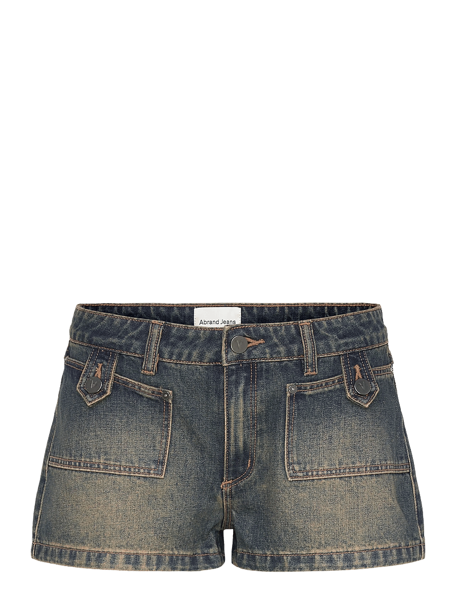 ABRAND - 99 LOW SHORT KANDI KANDI - jorts - blue - 1