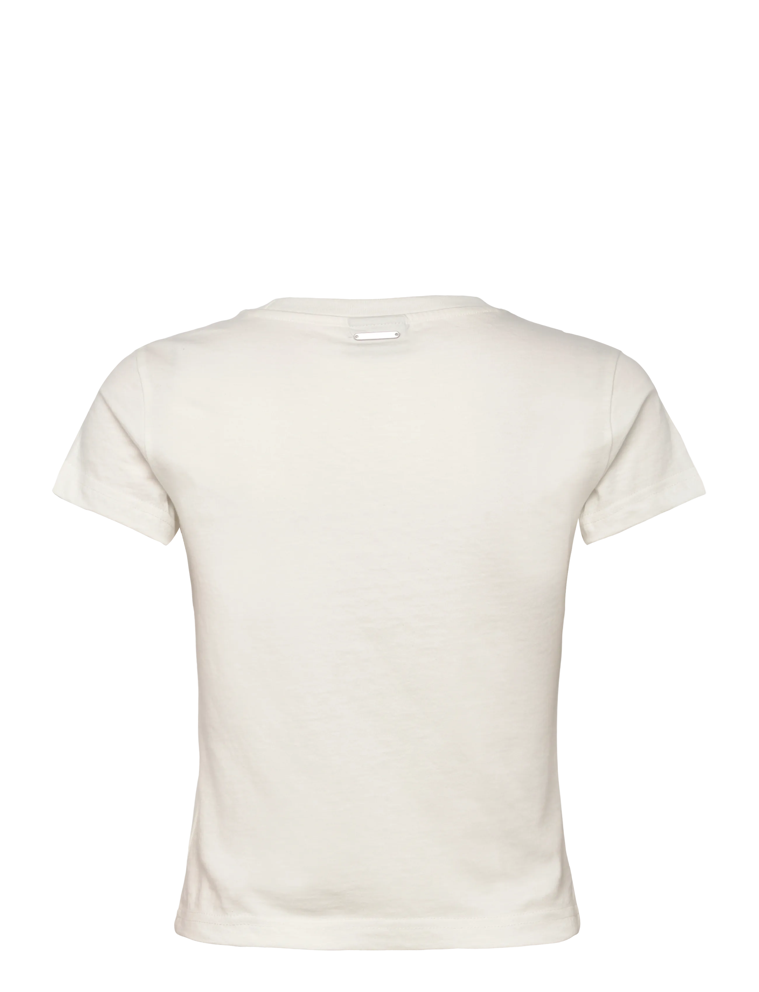ABRAND - FILTHY BABY TEE WHITE SAND - t-shirts - white - 2