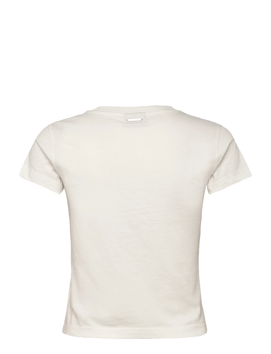 ABRAND - FILTHY BABY TEE WHITE SAND - t-särgid - white - 2