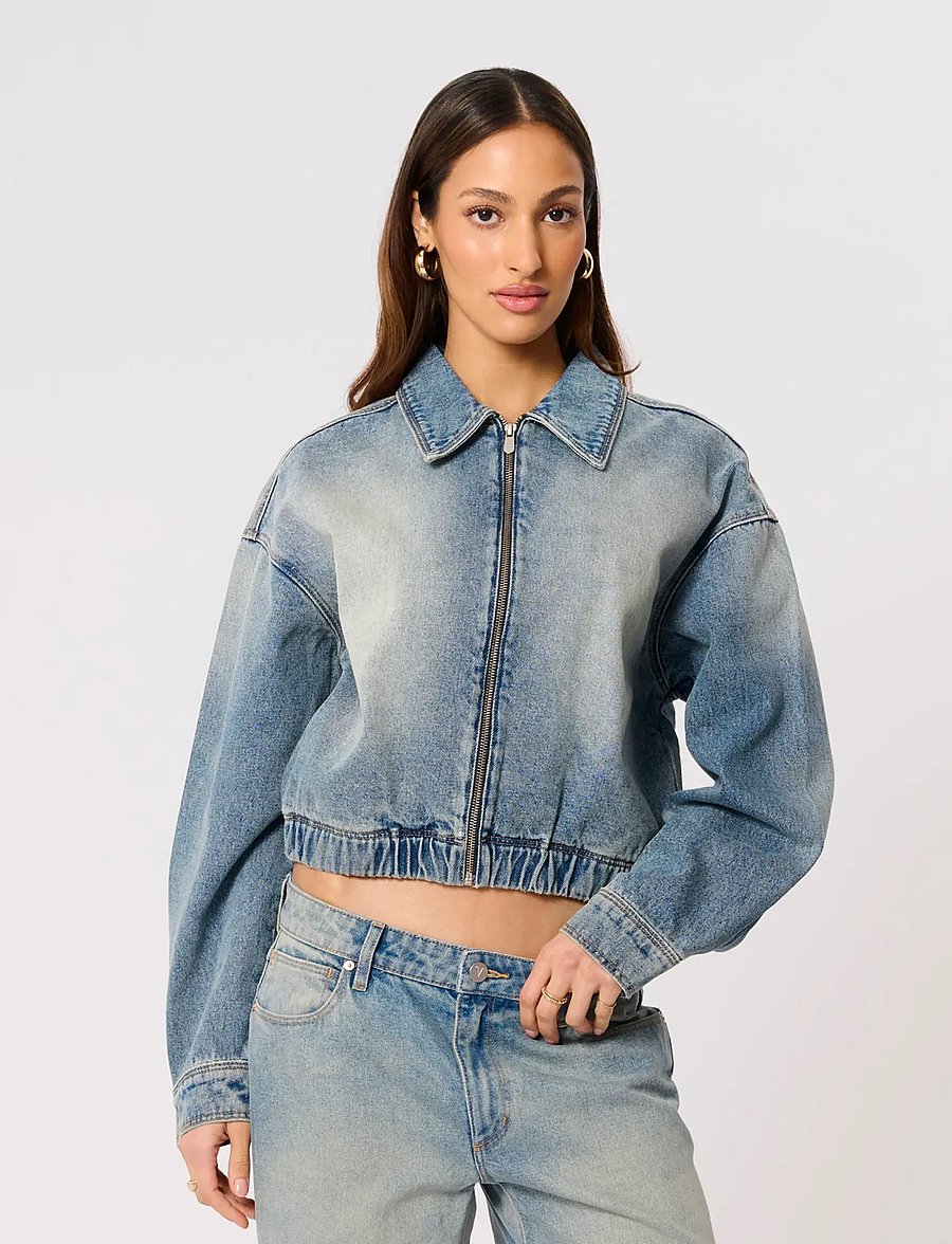 ABRAND - DENIM JACKET KIT RCYKIT - kevadjoped - blue - 0