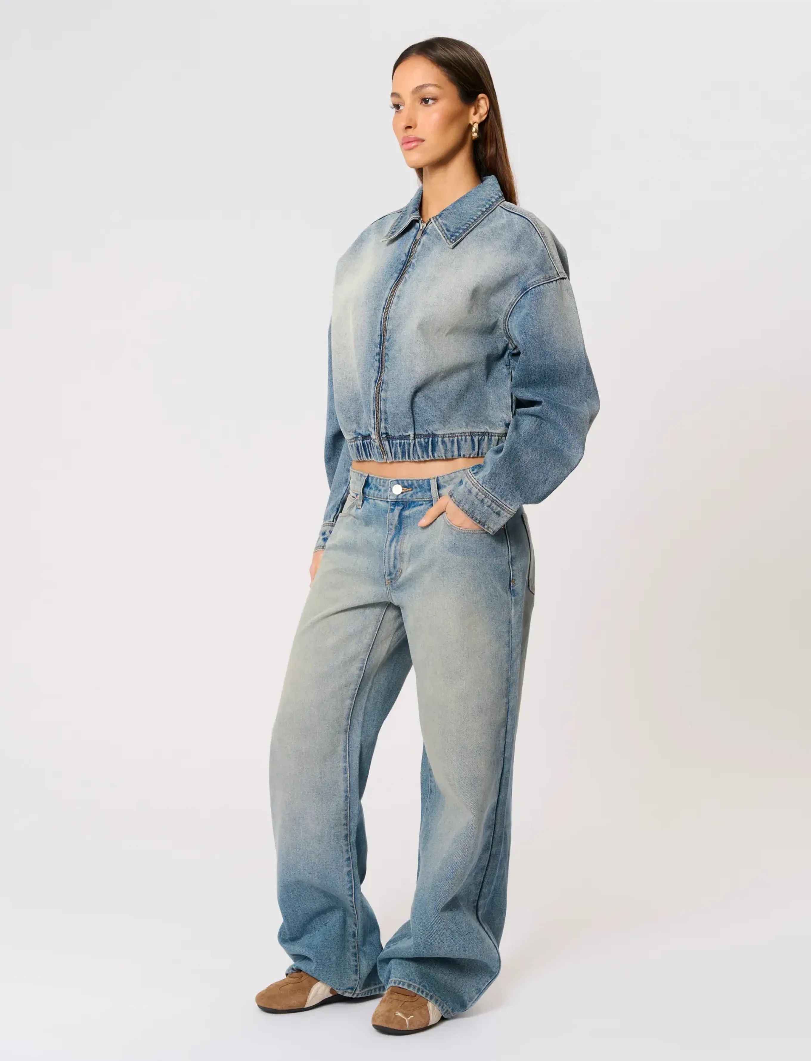 ABRAND - DENIM JACKET KIT RCYKIT - blue - 3