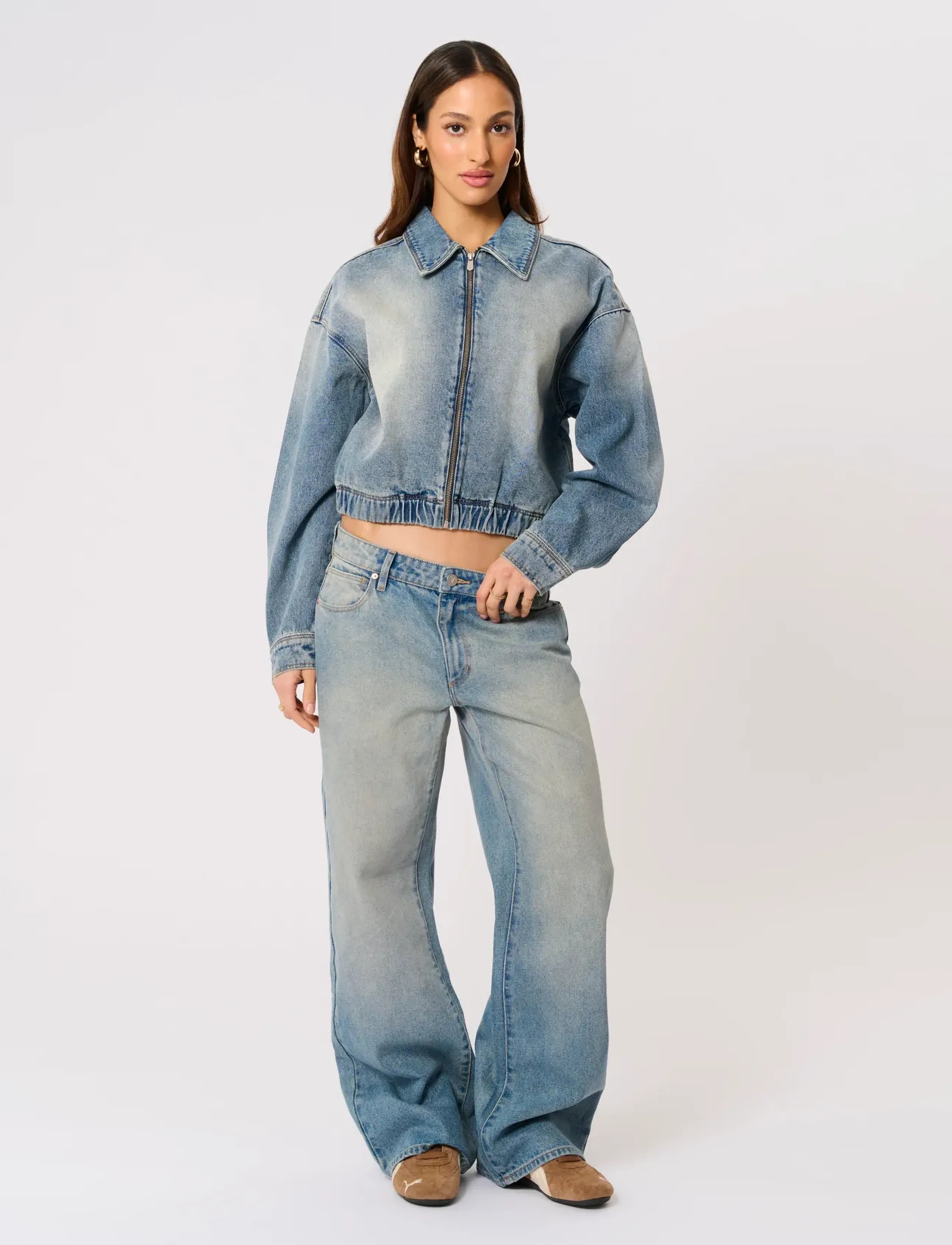 ABRAND - DENIM JACKET KIT RCYKIT - blue - 4