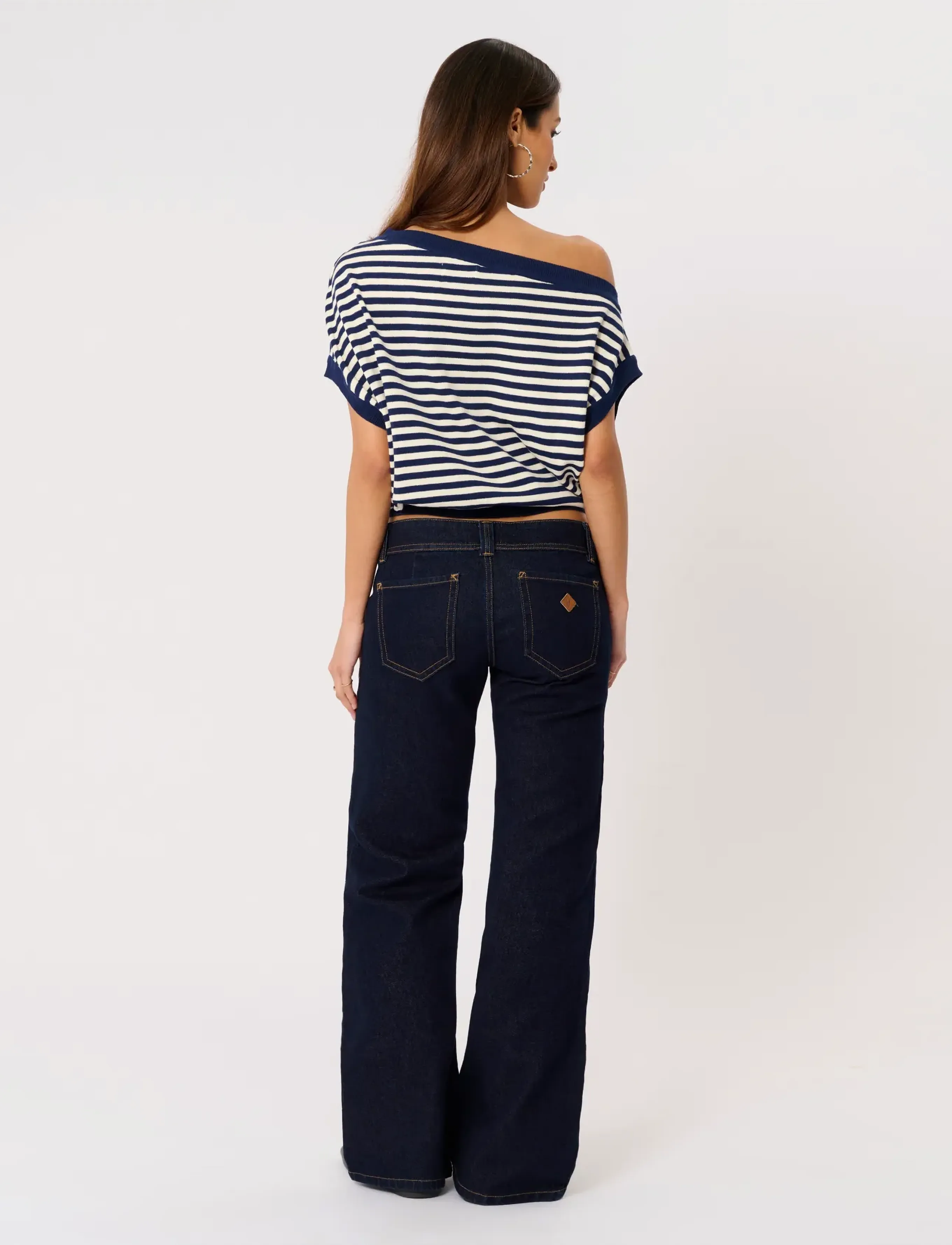 ABRAND - 00 SUPER LOW WIDE RICHIE RCYRICHIE - wide leg jeans - blue - 3