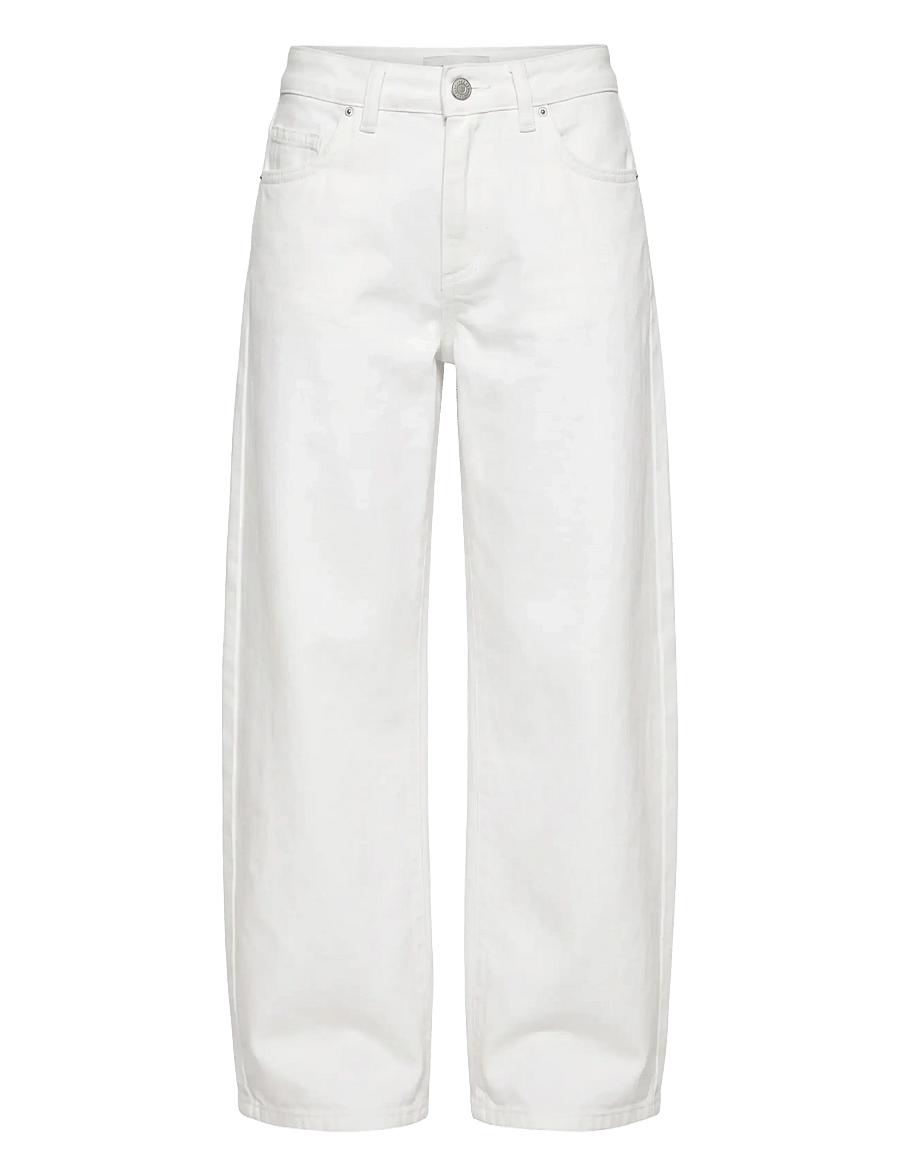 ABRAND - 95 MID BARREL PORCELAIN RCY PORCELAIN - barrel jeans - white - 1