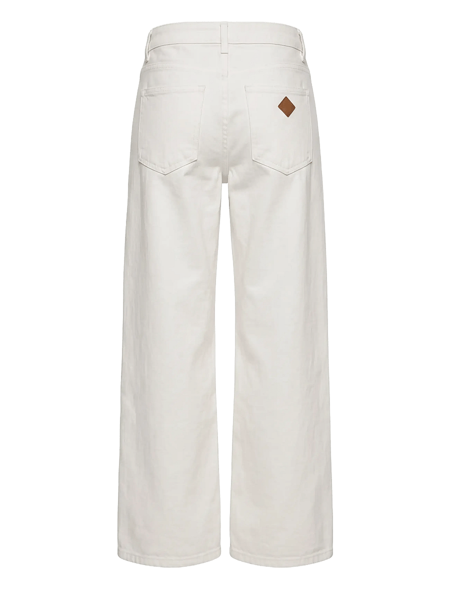 ABRAND - 95 MID BARREL PORCELAIN RCY PORCELAIN - barrel jeans - white - 2