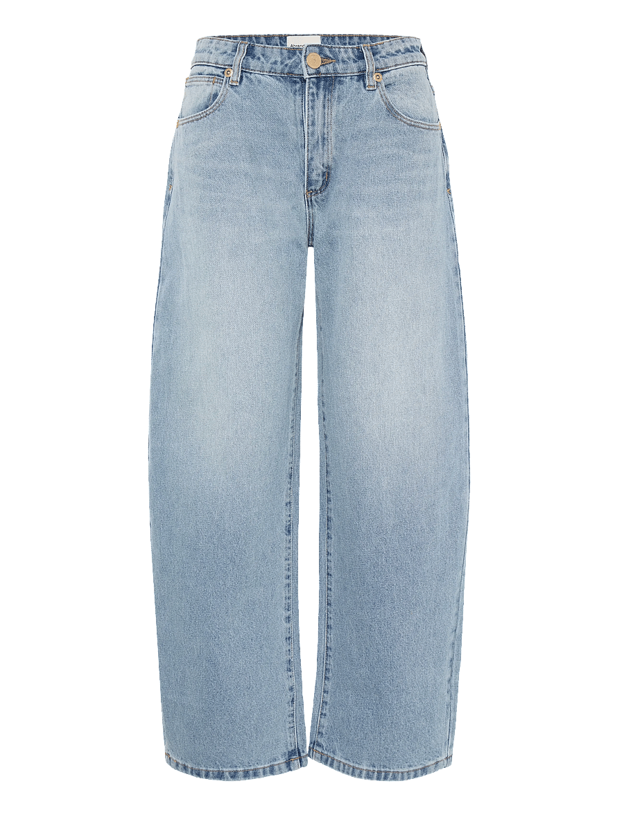 ABRAND - 95 MID BARREL JODY JODY BLUE - barrel jeans - blue - 0
