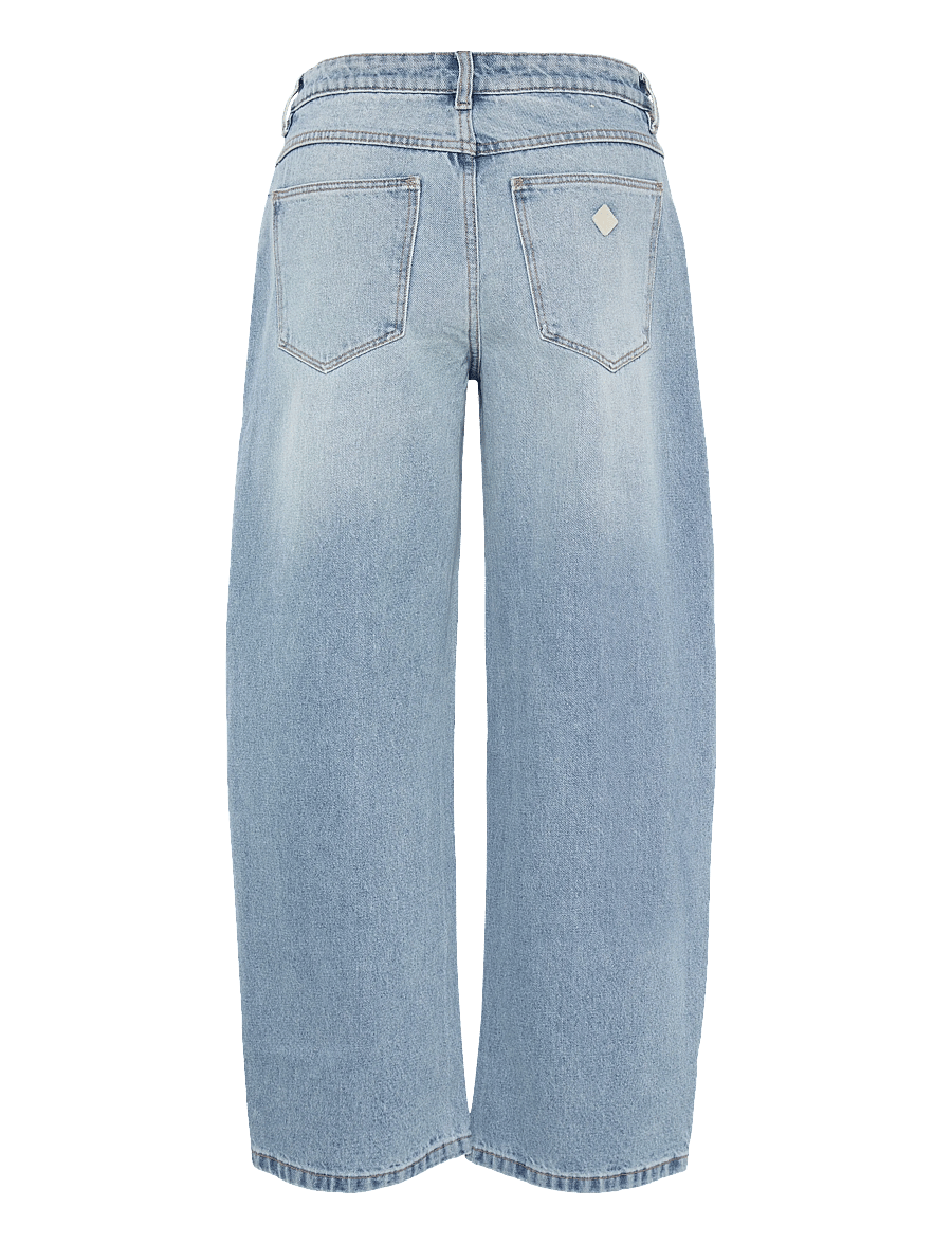ABRAND - 95 MID BARREL JODY JODY BLUE - barrel jeans - blue - 1