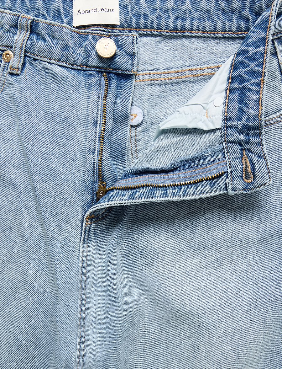 ABRAND - 95 MID BARREL JODY JODY BLUE - barrel jeans - blue - 3