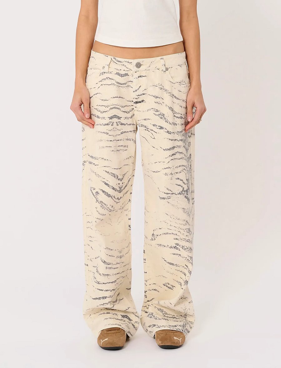 ABRAND - 99 LOW BAGGY VALENTINA RCYVALENTINA - brede jeans - multi - 4