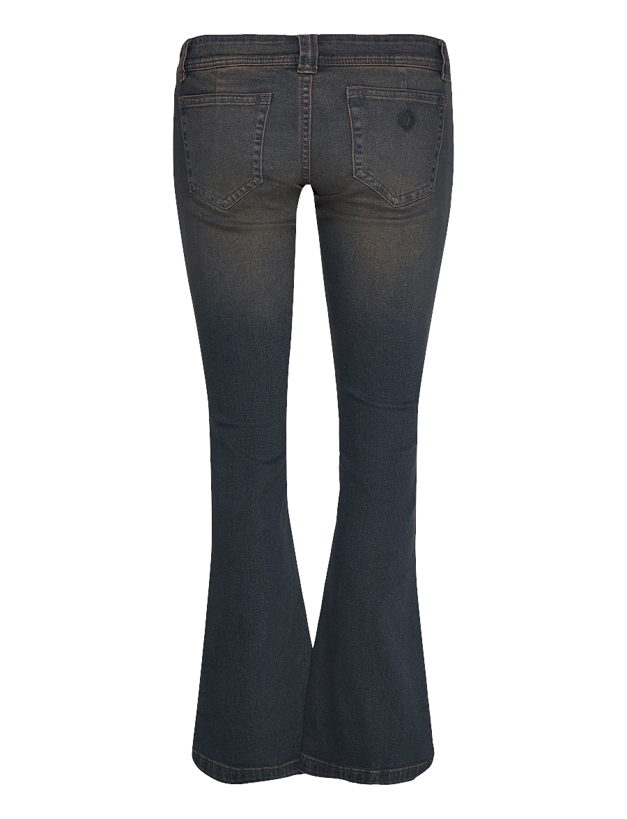 ABRAND - 00 SUPER LOW KICK BOWIEBOWIE - flared jeans - blue - 2