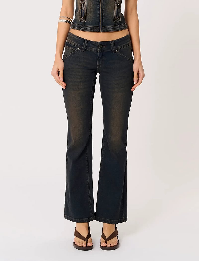ABRAND - 00 SUPER LOW KICK BOWIEBOWIE - flared jeans - blue - 3