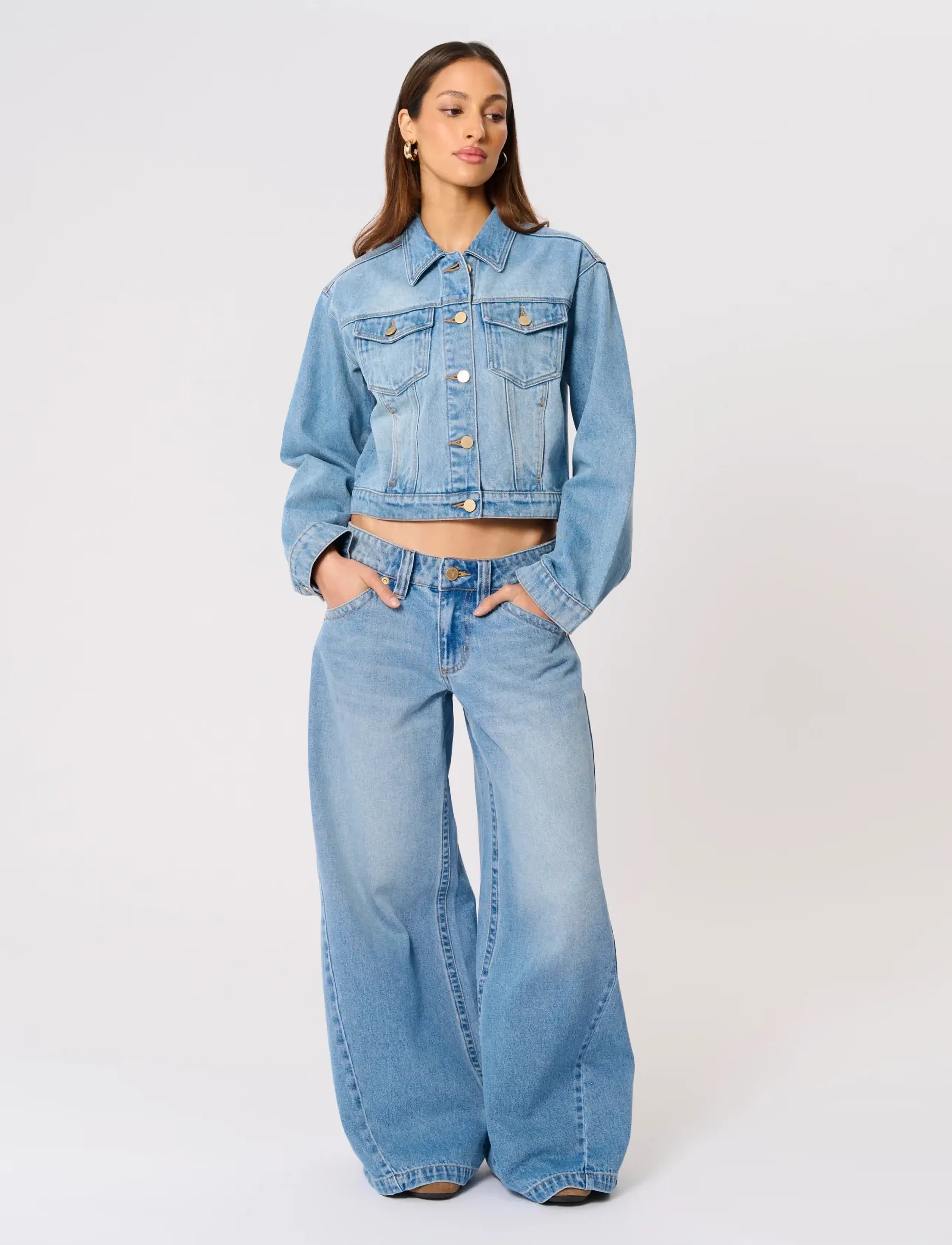 ABRAND 99 LOW MEGA BAGGY JODY RCYJODY BLUE - Tøj - BLUE / blue