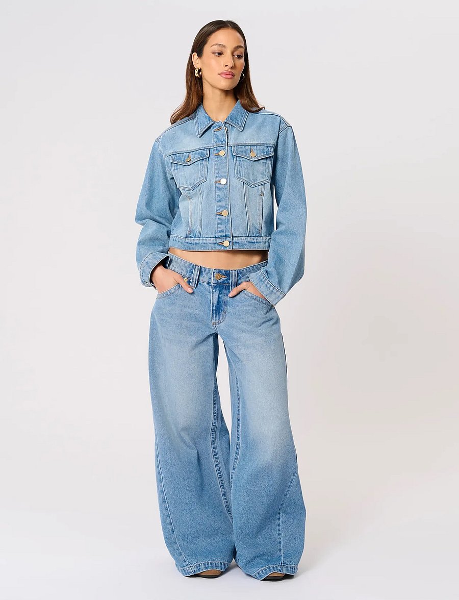 ABRAND - 99 LOW MEGA BAGGY JODY RCYJODY BLUE - brede jeans - blue - 0