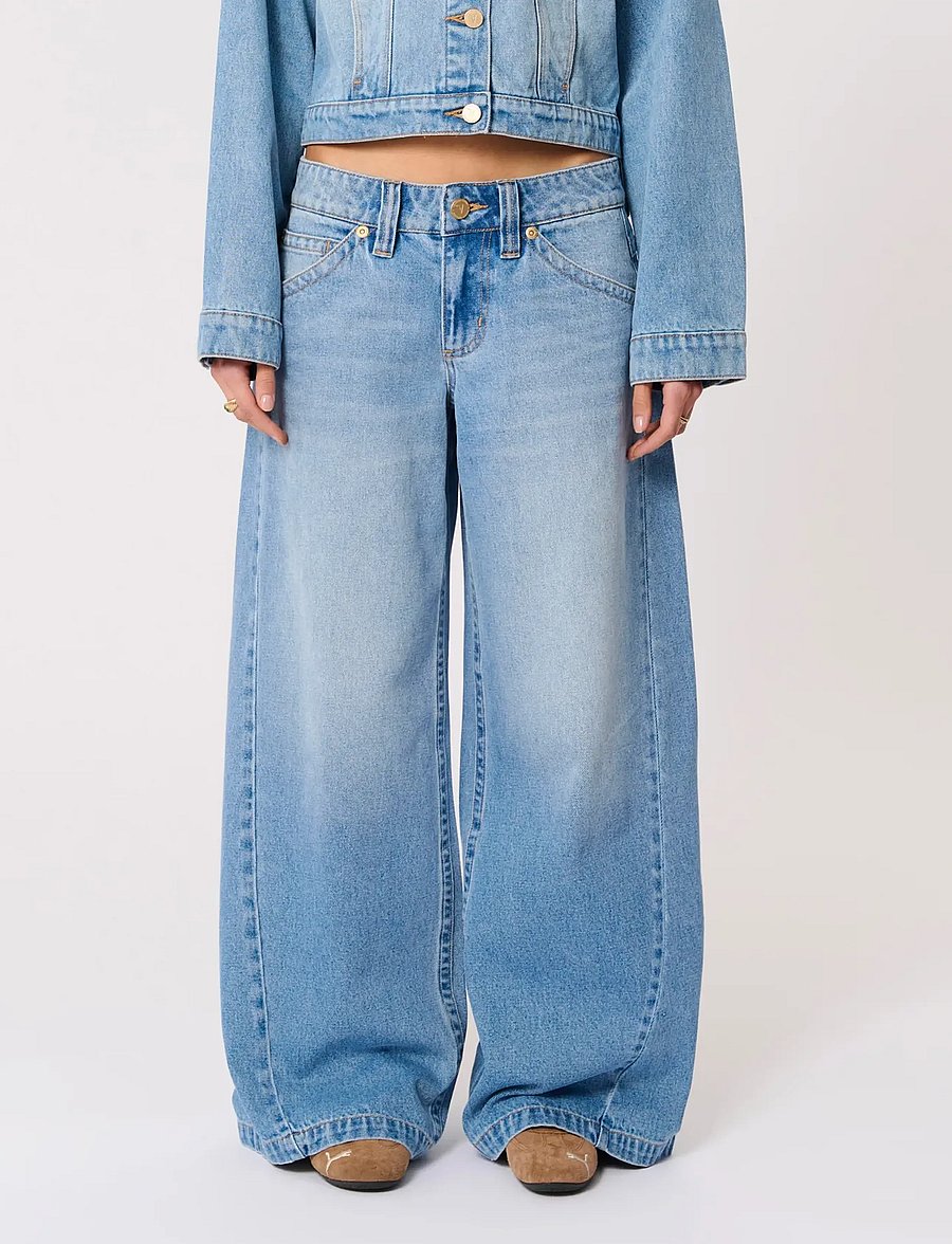 ABRAND - 99 LOW MEGA BAGGY JODY RCYJODY BLUE - brede jeans - blue - 3