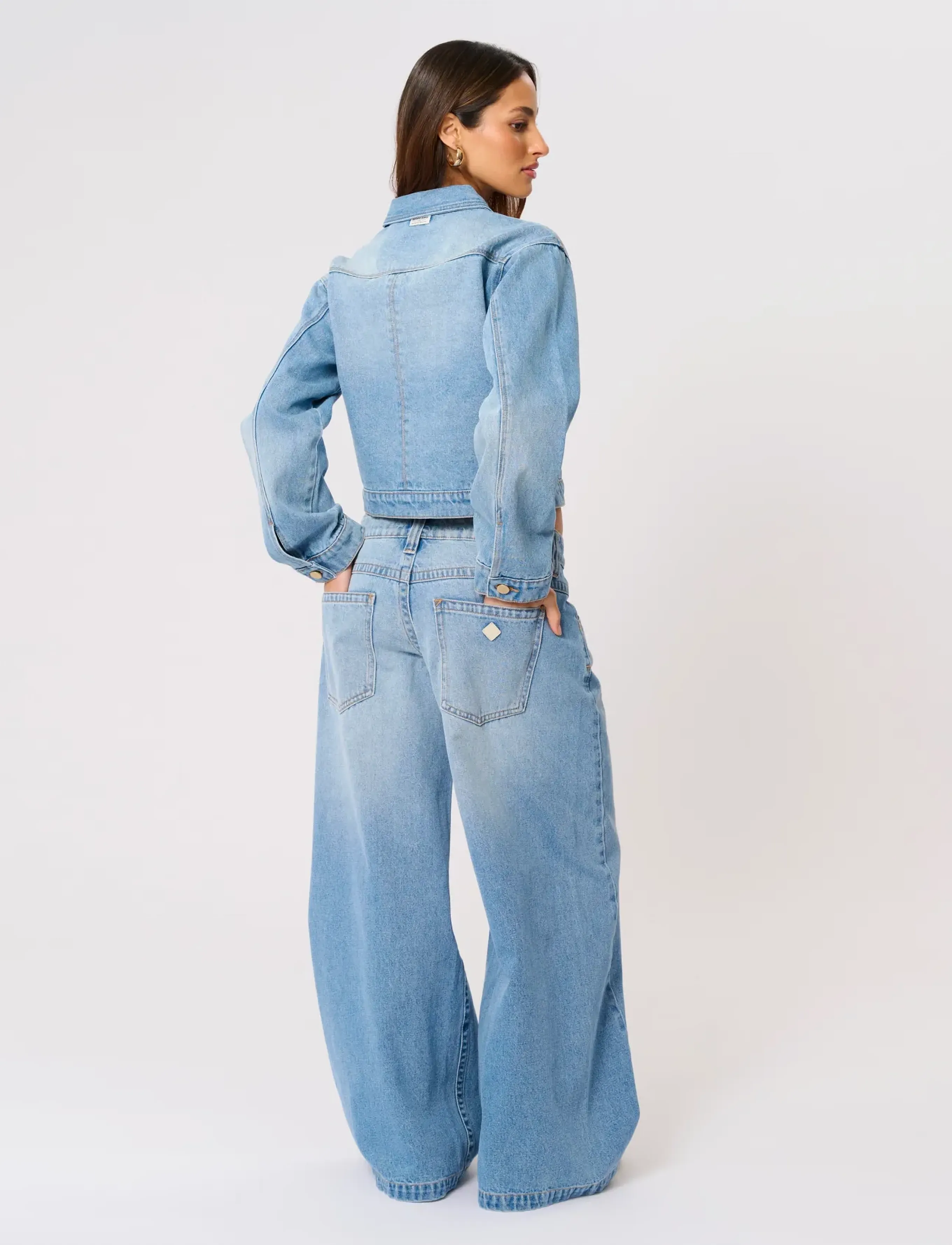 ABRAND - 99 LOW MEGA BAGGY JODY RCYJODY BLUE - brede jeans - blue - 4
