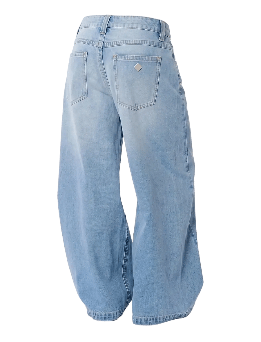 ABRAND - 99 LOW MEGA BAGGY JODY RCYJODY BLUE - brede jeans - blue - 2