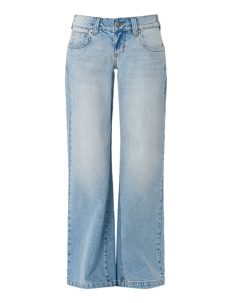 ABRAND - 00 SUPER LOW WIDE JODYJODY BLUE - brede jeans - jody blue - 1