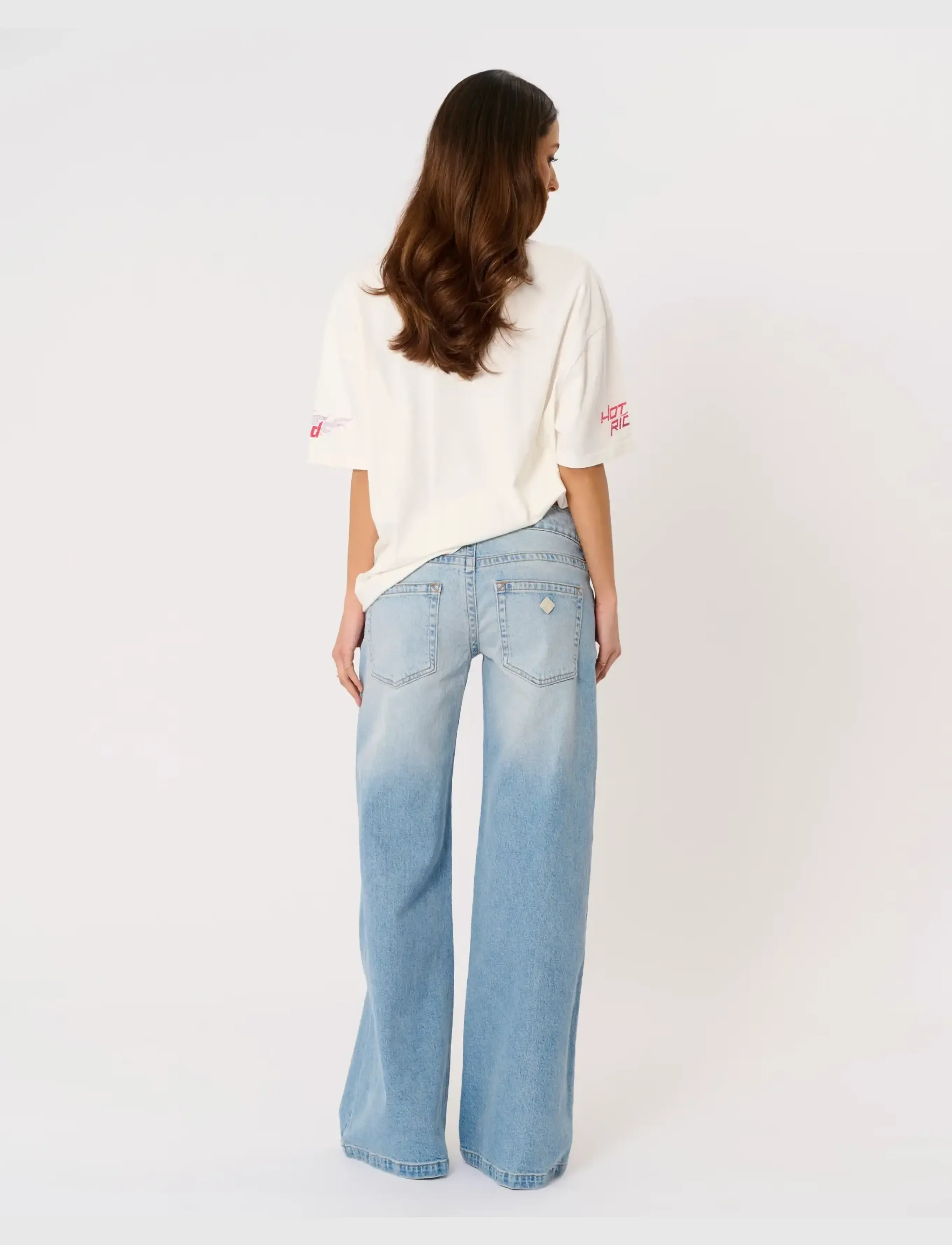 ABRAND - 00 SUPER LOW WIDE JODYJODY BLUE - hosen mit weitem bein - jody blue - 3