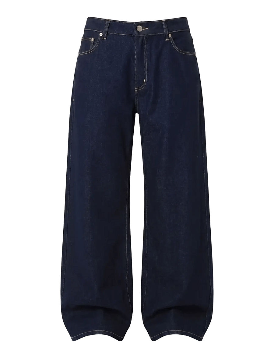 ABRAND - 99 LOW BAGGY RINSE RCYRINSE DENIM - brede jeans - blue - 1