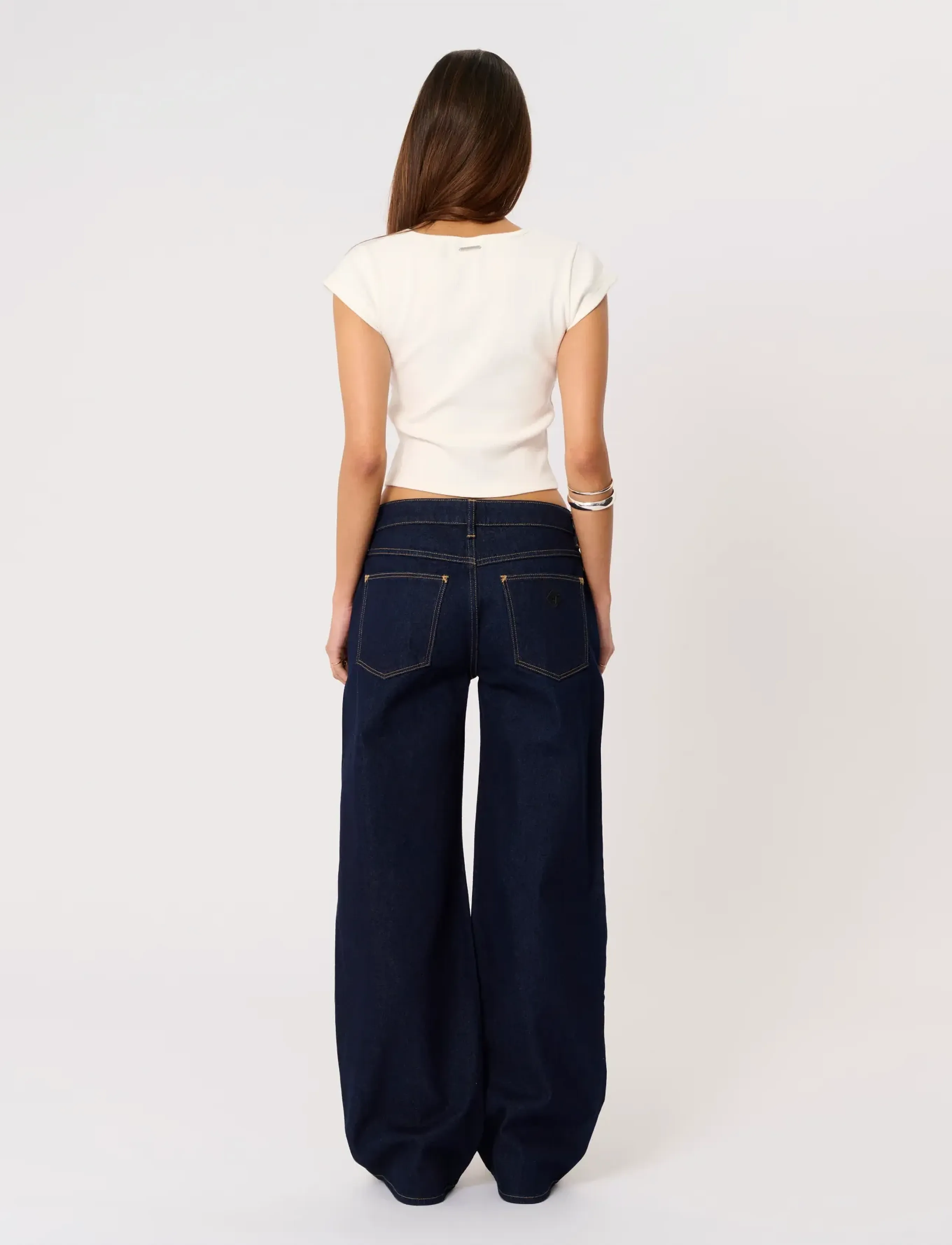 ABRAND - 99 LOW BAGGY RINSE RCYRINSE DENIM - brede jeans - blue - 3