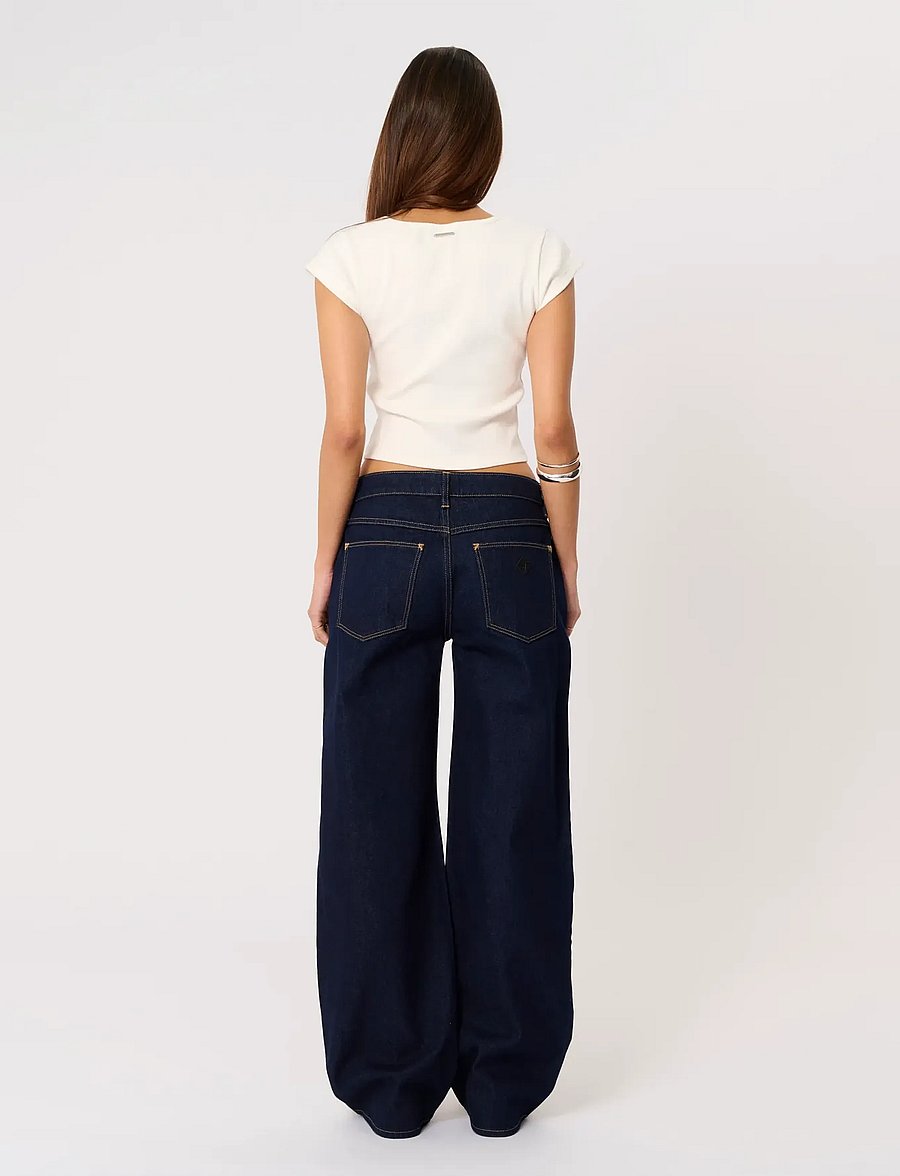 ABRAND - 99 LOW BAGGY RINSE RCYRINSE DENIM - brede jeans - blue - 3