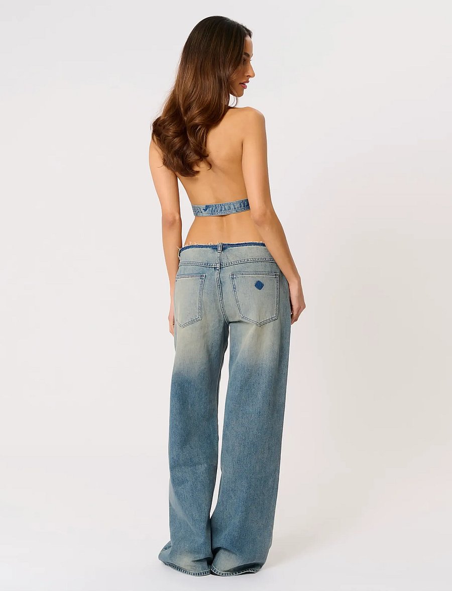 ABRAND - 99 LOW BAGGY MIKEYMIKEY - brede jeans - blue - 3