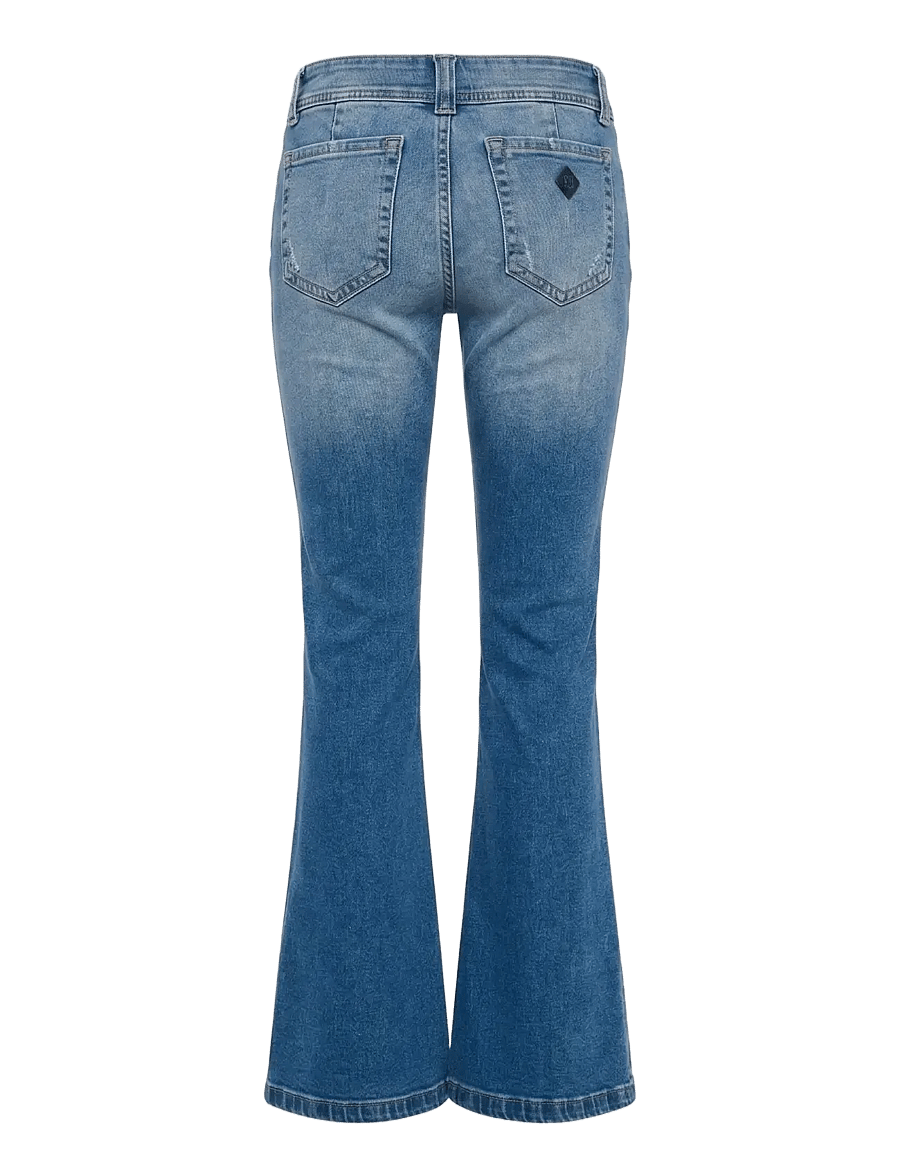 ABRAND - 00 SUPER LOW KICK TALL NICOLANICOLA - bootcut-jeans - blue - 2
