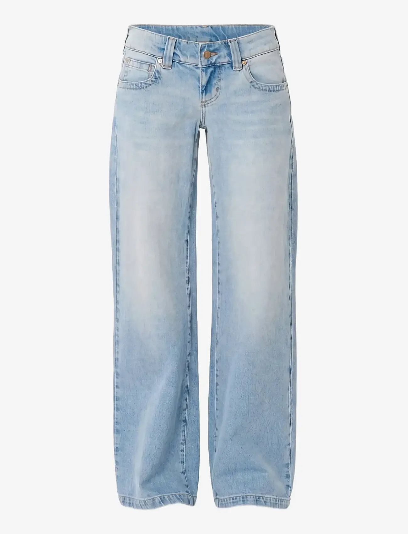 ABRAND - 00 SUPER LOW WIDE TALL JODYJODY BLUE - brede jeans - blue - 1