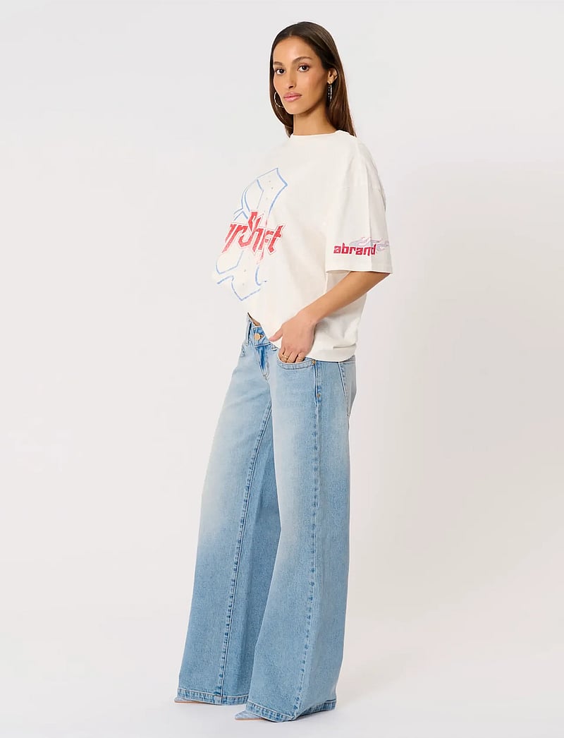 ABRAND - 00 SUPER LOW WIDE TALL JODYJODY BLUE - brede jeans - blue - 4