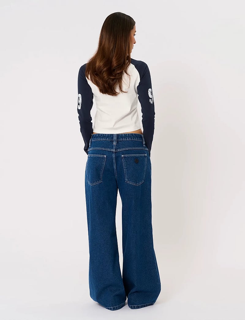 ABRAND - LOVE BUZZ RAGLANWHITE/NAVY - langærmede toppe - multi - 4