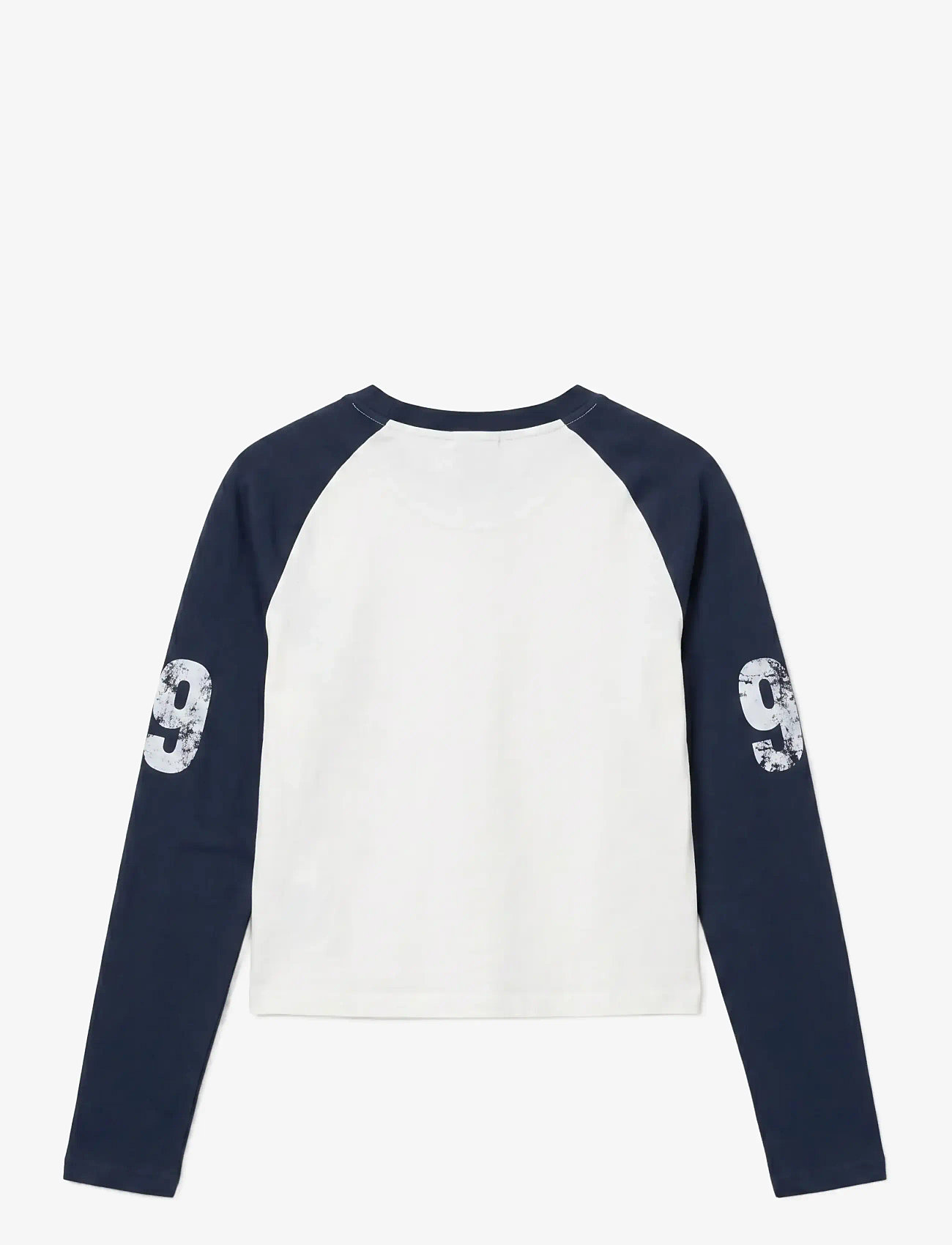 ABRAND - LOVE BUZZ RAGLANWHITE/NAVY - langærmede toppe - multi - 2