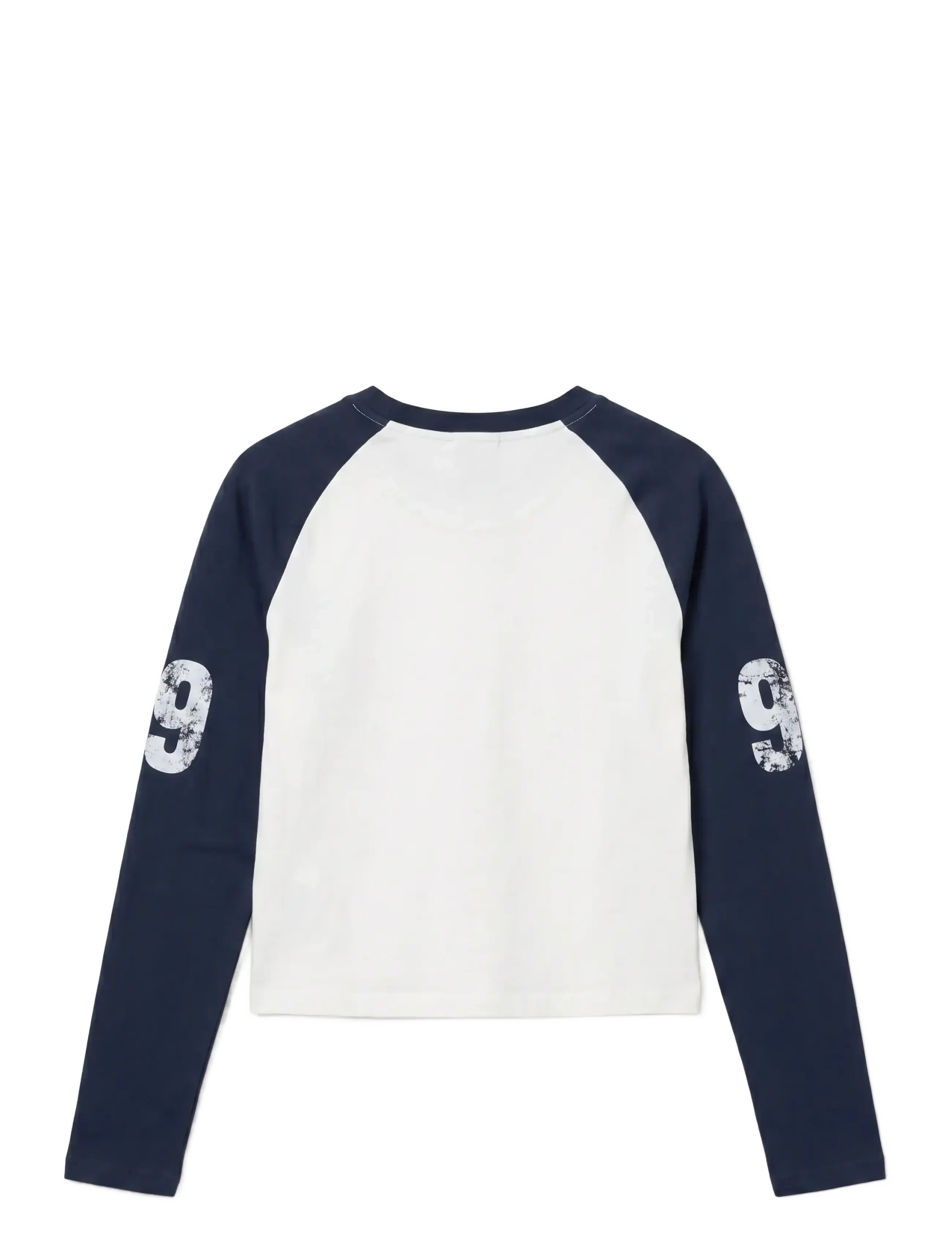 ABRAND - LOVE BUZZ RAGLANWHITE/NAVY - långärmade toppar - multi - 2