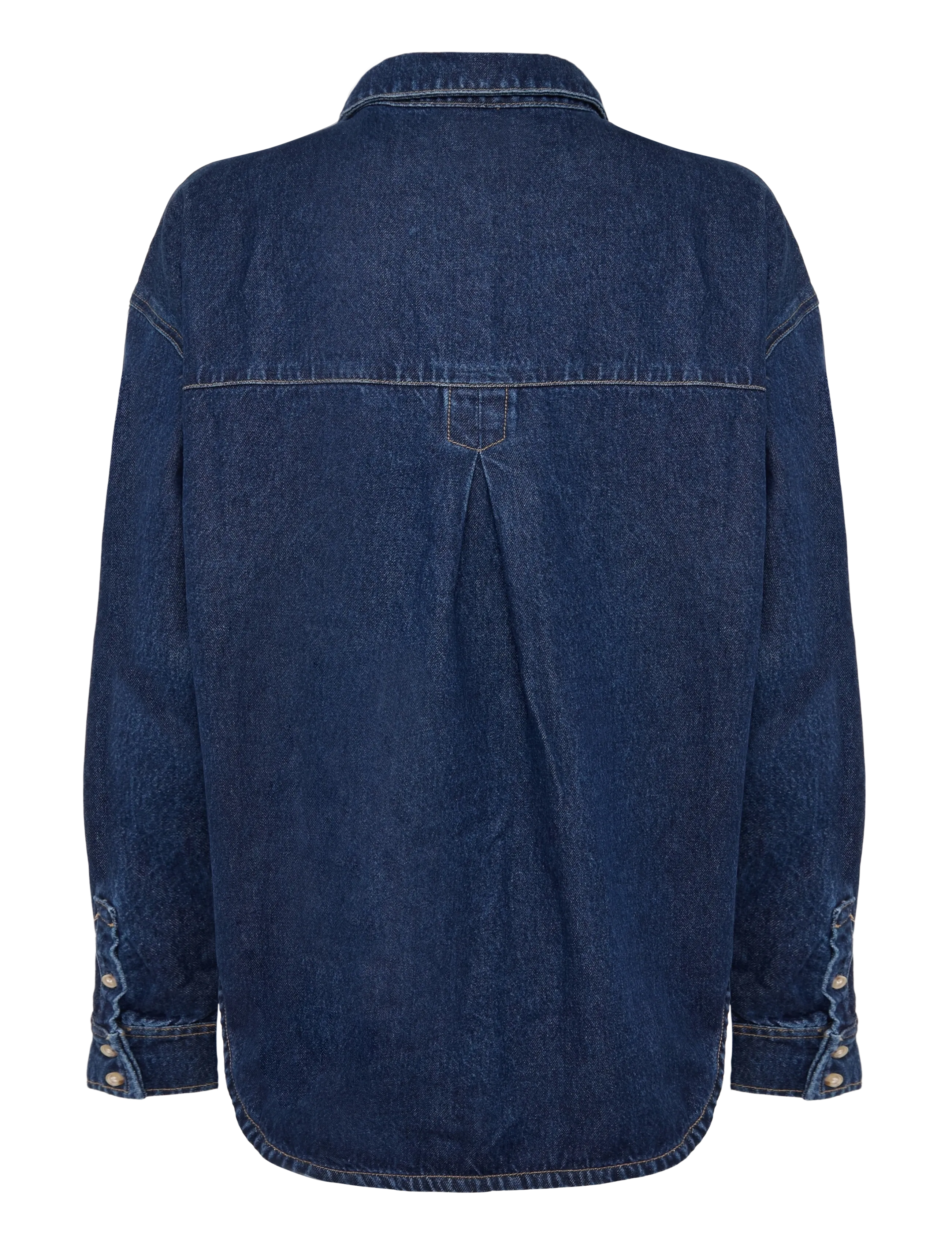 ABRAND - OVERSIZED SHIRT TAVI - overshirts - blue - 1