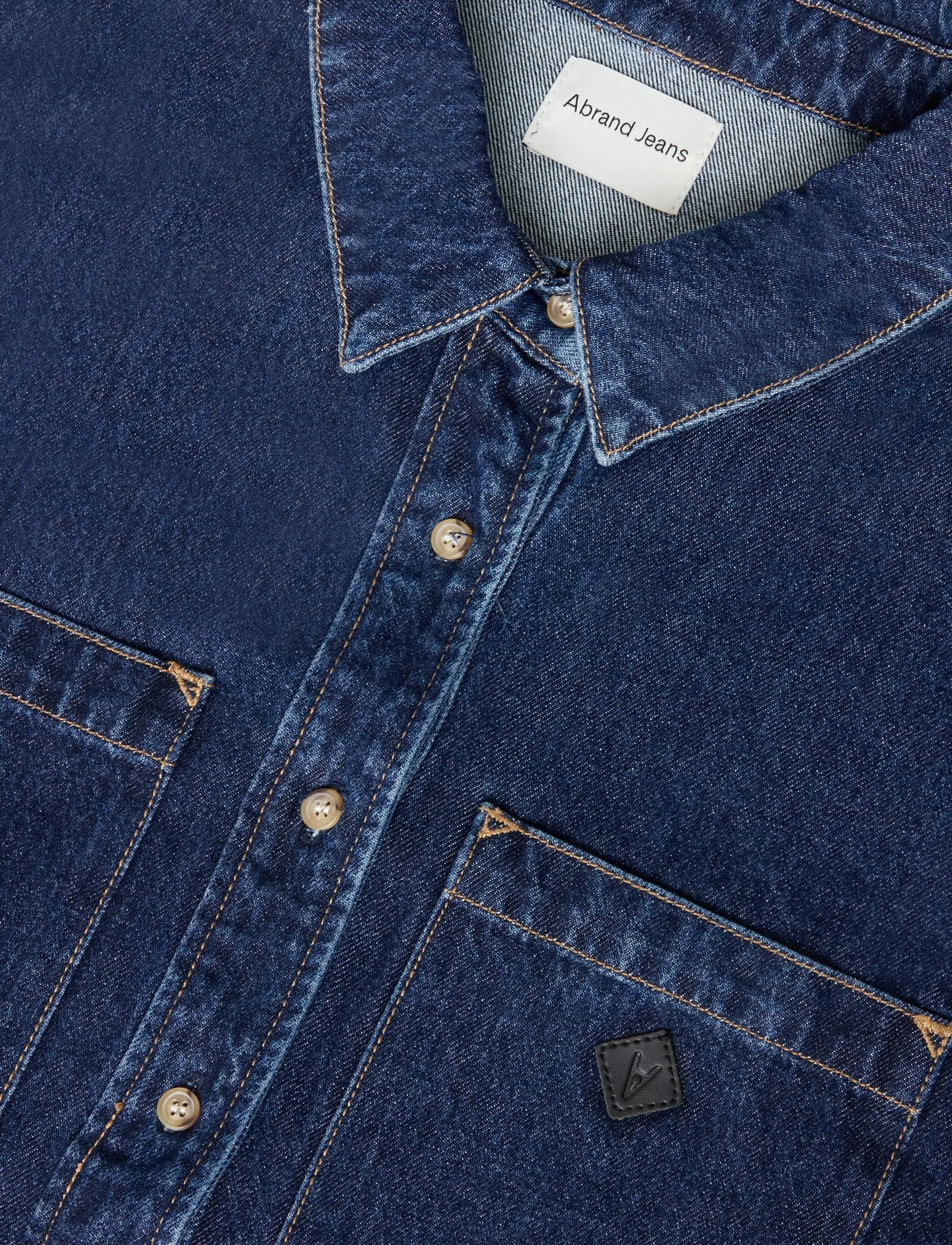 ABRAND - OVERSIZED SHIRT TAVI - overshirts - blue - 2