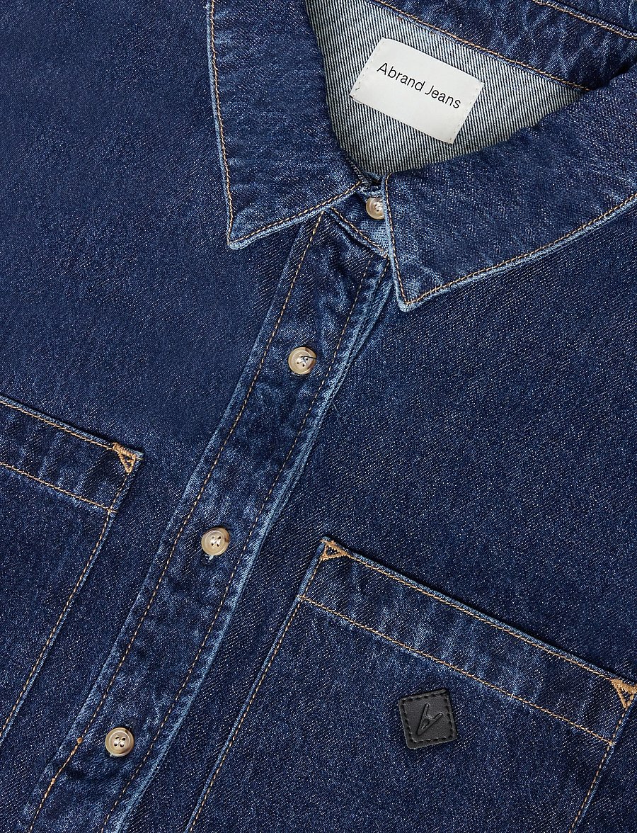 ABRAND - OVERSIZED SHIRT TAVI - overshirts - blue - 2