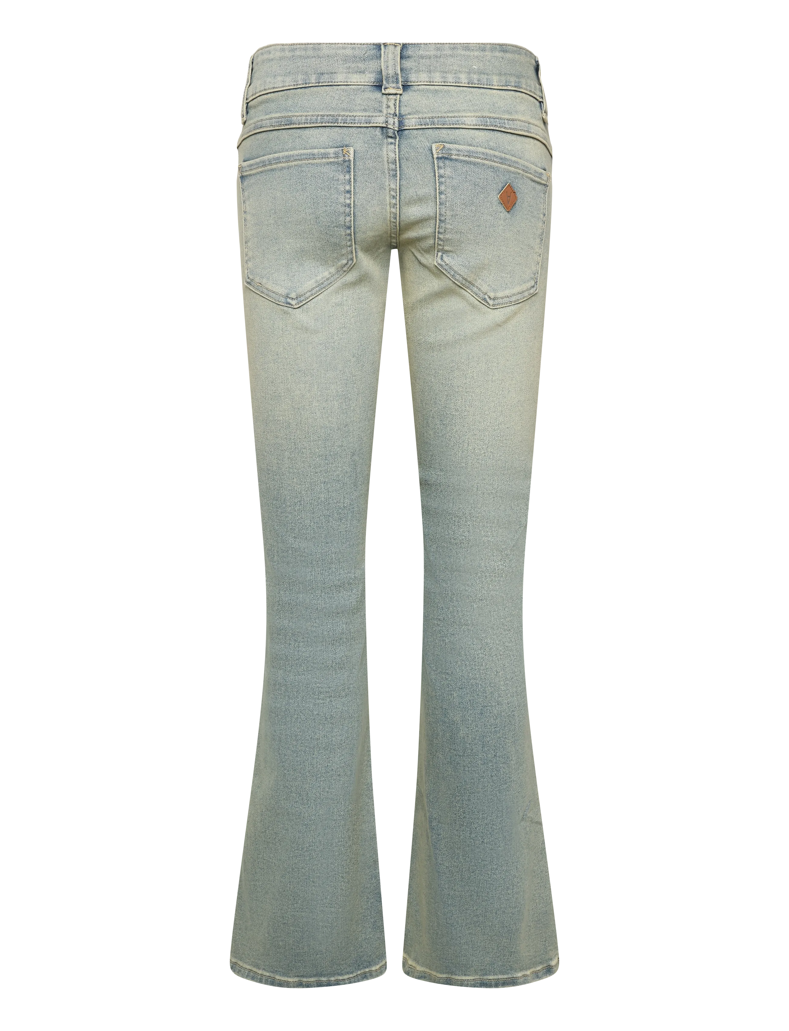 ABRAND - 00 SUPER LOW KICK RHIANNON - flared jeans - blue - 1