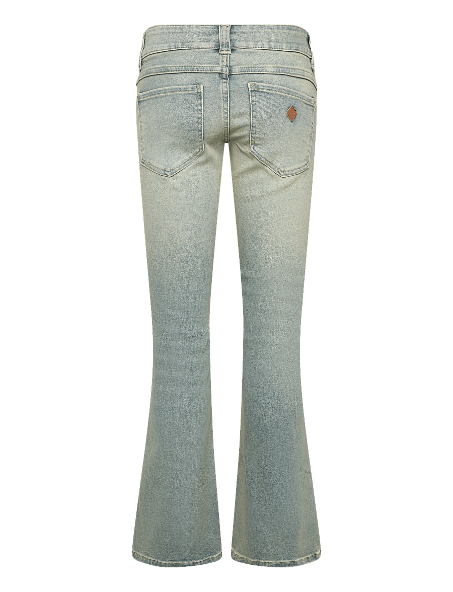 ABRAND - 00 SUPER LOW KICK RHIANNON - flared jeans - blue - 1