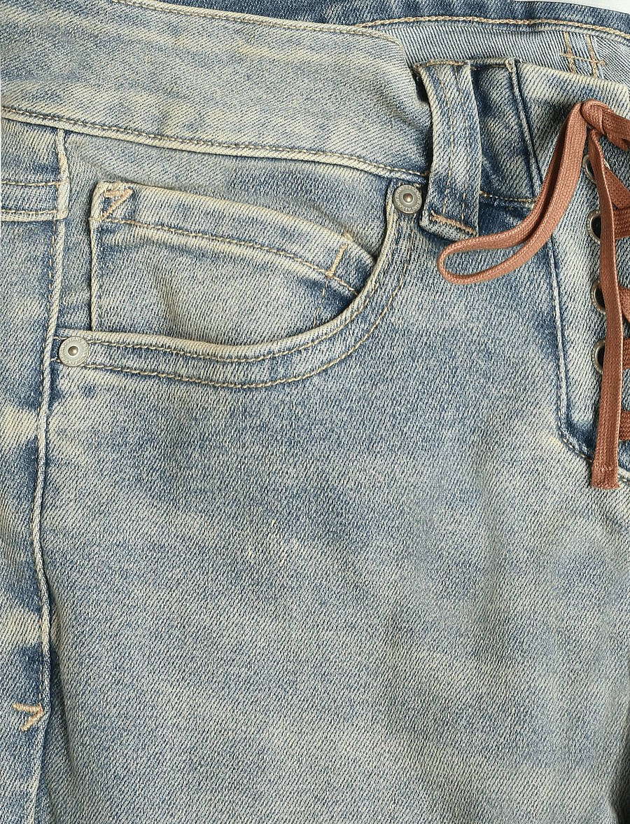 ABRAND - 00 SUPER LOW KICK RHIANNON - flared jeans - blue - 2